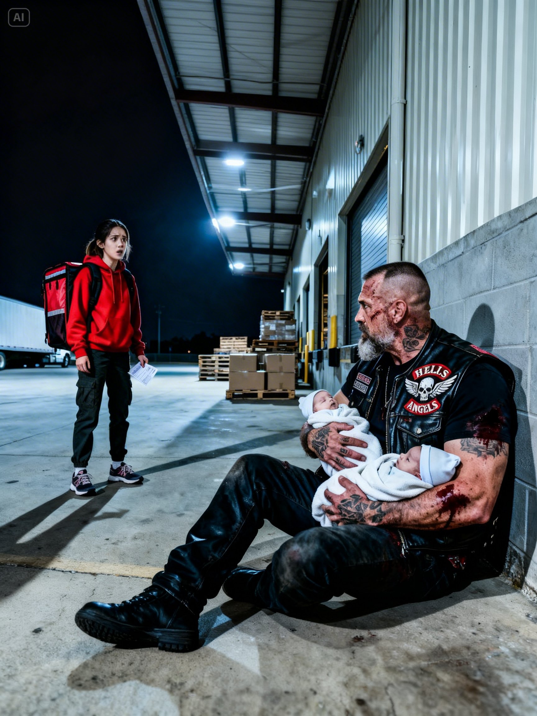 A SHOT HELLS ANGEL BEGGED ME TO SAVE HIS TWINS – I HAD NO IDEA WHO WOULD COME FOR THEM