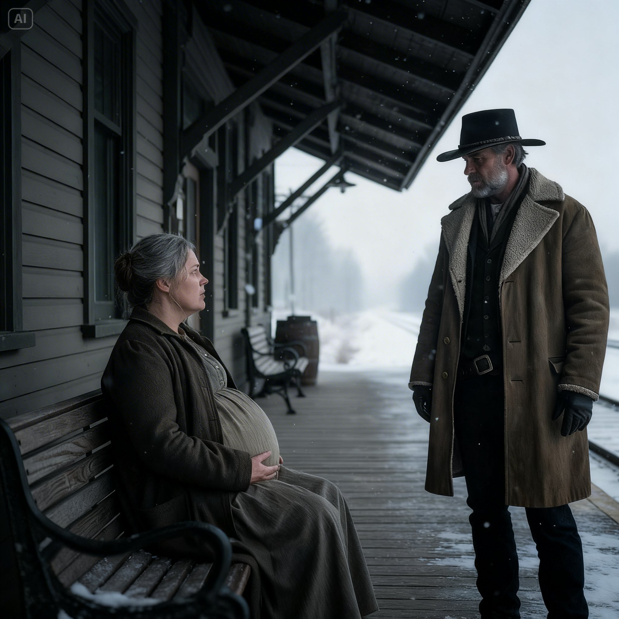 Too Old and Pregnant, She Was Left on the Platform, Until a Stranger Whispered, ‘You’re Mine Now’