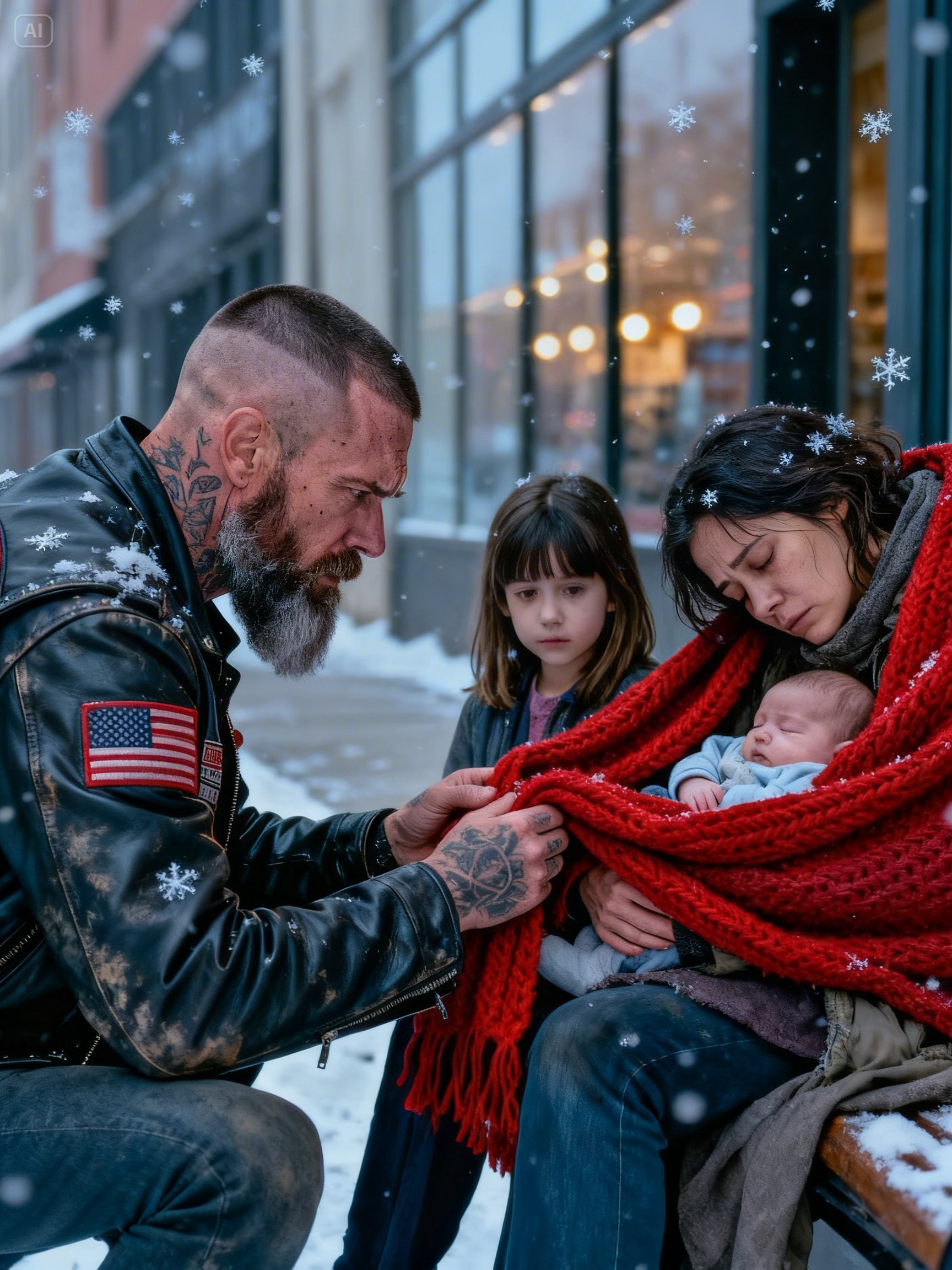 I WAS A HELL’S ANGEL WHO STOPPED FOR NOBODY – UNTIL MY LITTLE GIRL SAVED A BABY IN THE COLD