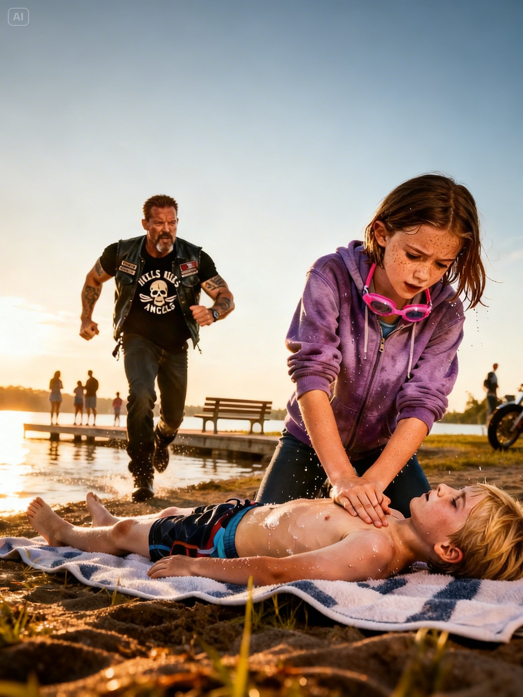 SHE SAVED A BIKER’S SON WHILE HER LUNGS WERE FAILING – WHAT 215 HELLS ANGELS DID NEXT SHOCKED EVERYONE