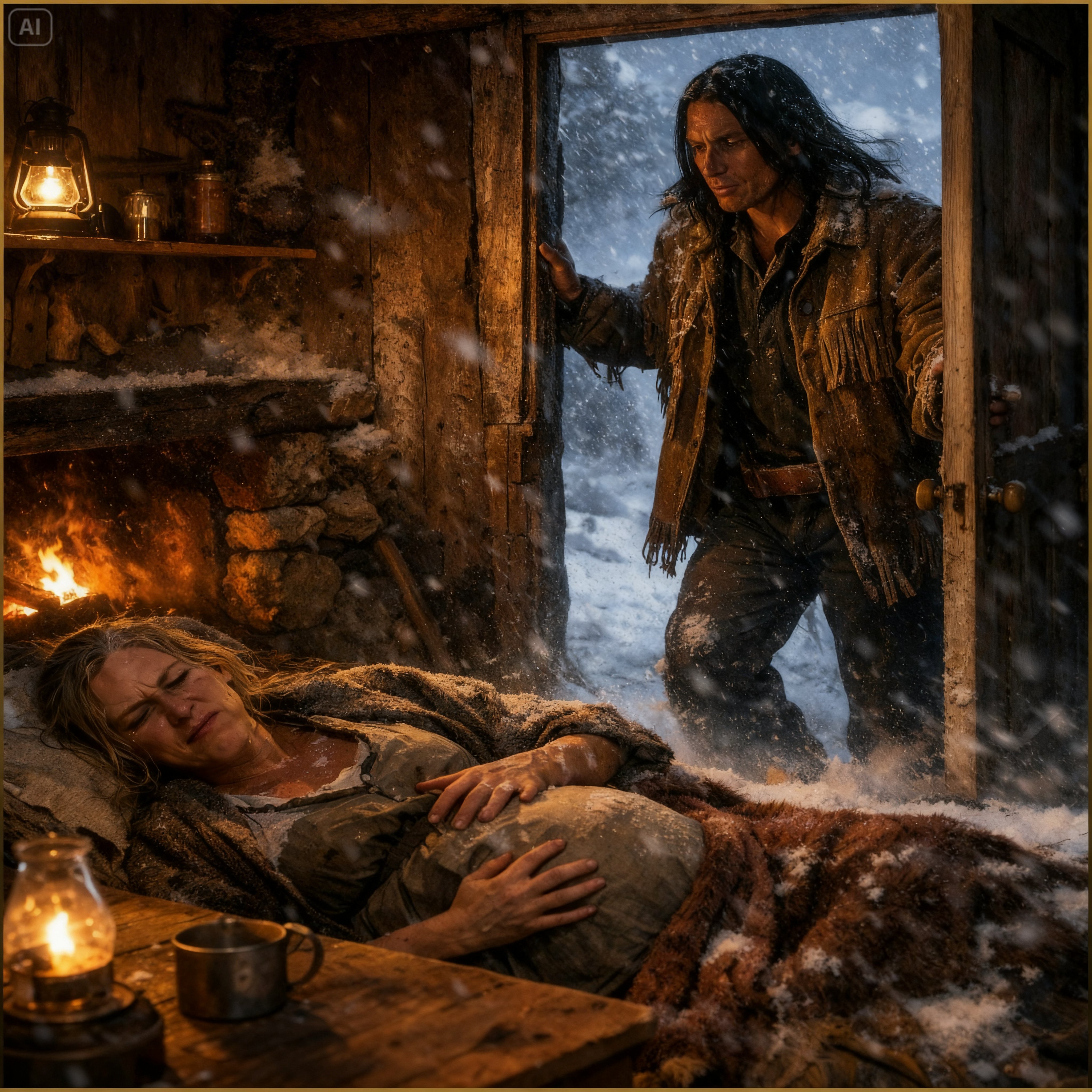 HE LEFT HIS PREGNANT WIFE TO DIE IN A BLIZZARDโฆ THEN THE APACHE WARRIOR AT HER DOOR EXPOSED THE SECRET RED MESA NEVER SAW COMING