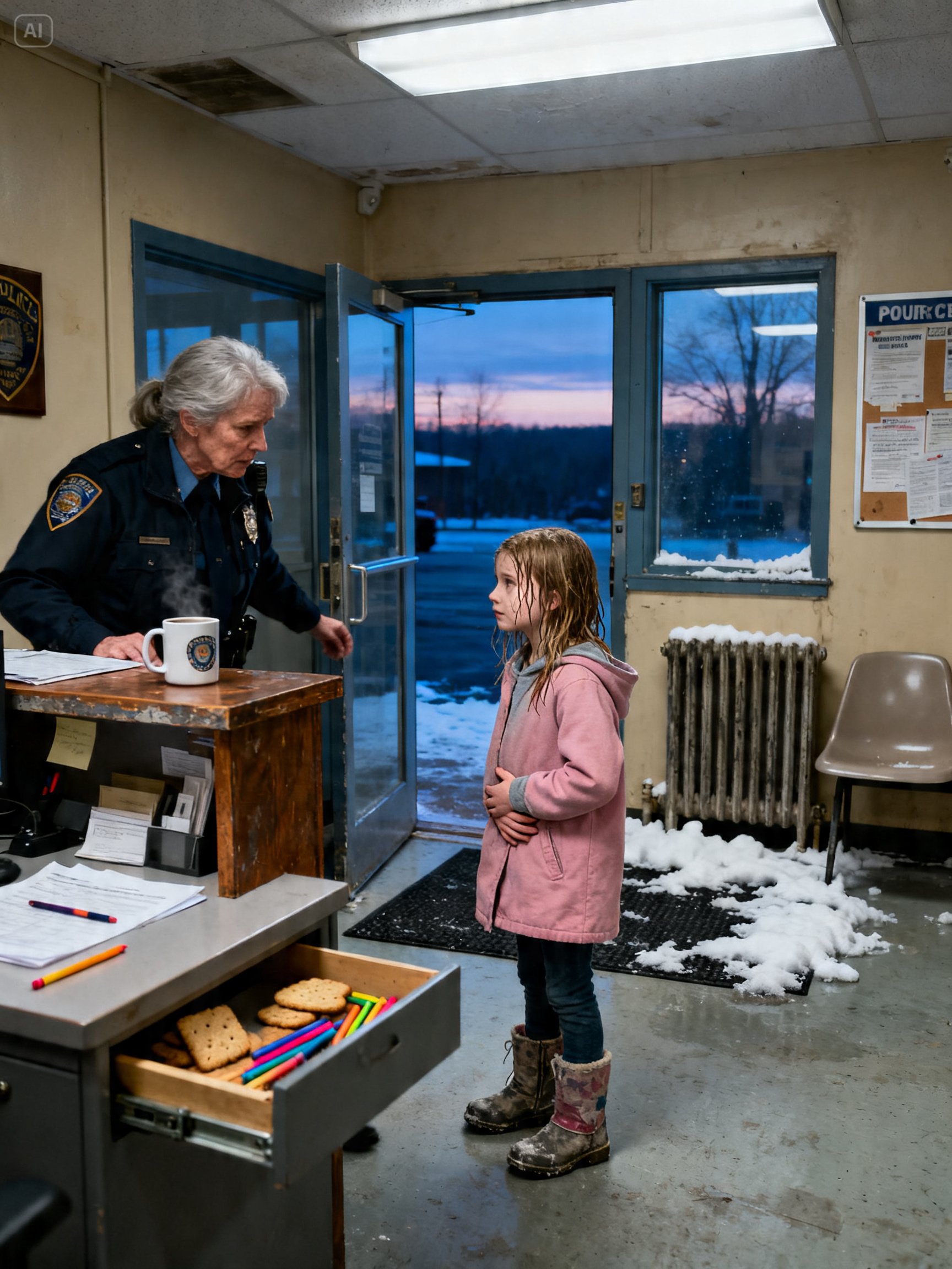 LITTLE GIRL ENTERS POLICE STATION AND WHISPERS “IT’S MOVING INSIDE ME” – OFFICER TURNS WHITE AFTER THE HORRIFIC TRUTH EMERGES