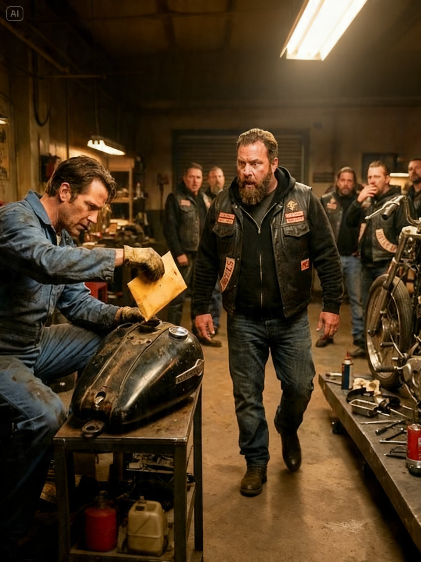 I FOUND A HIDDEN ENVELOPE INSIDE MY FATHER’S MOTORCYCLE – HOURS LATER 250 HELLS ANGELS SHOWED UP FOR ME