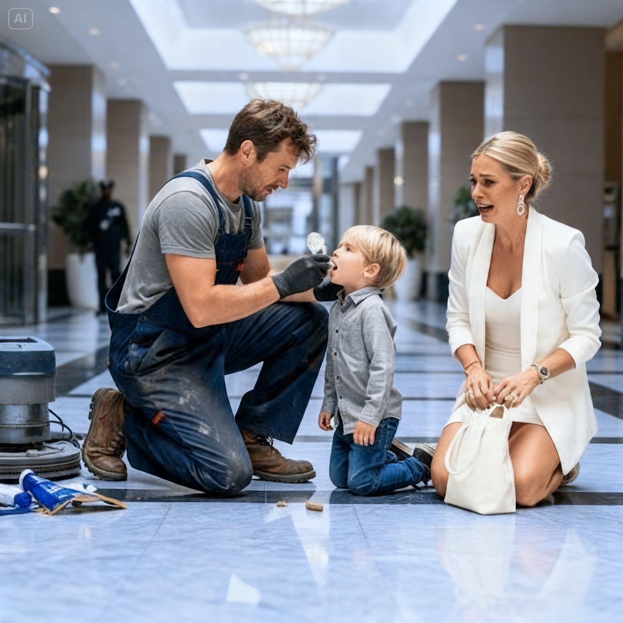 “Stand back, I’ve got this!”- How A Janitor Single Dad Saved CEO’s Son