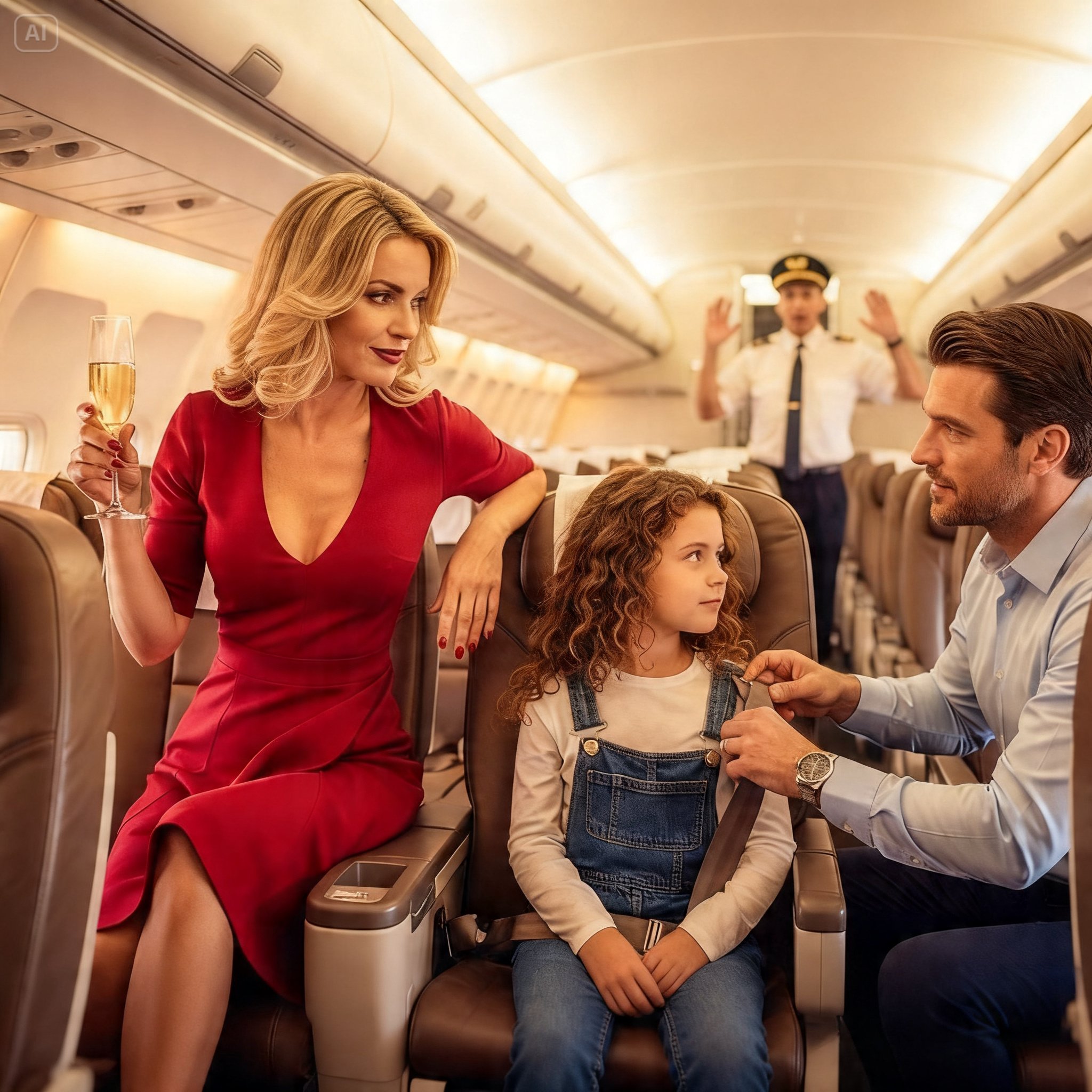 CEO Mocked Single Dad on Flight — Until Captain Asked in Panic “Any Fighter Pilot On Board”