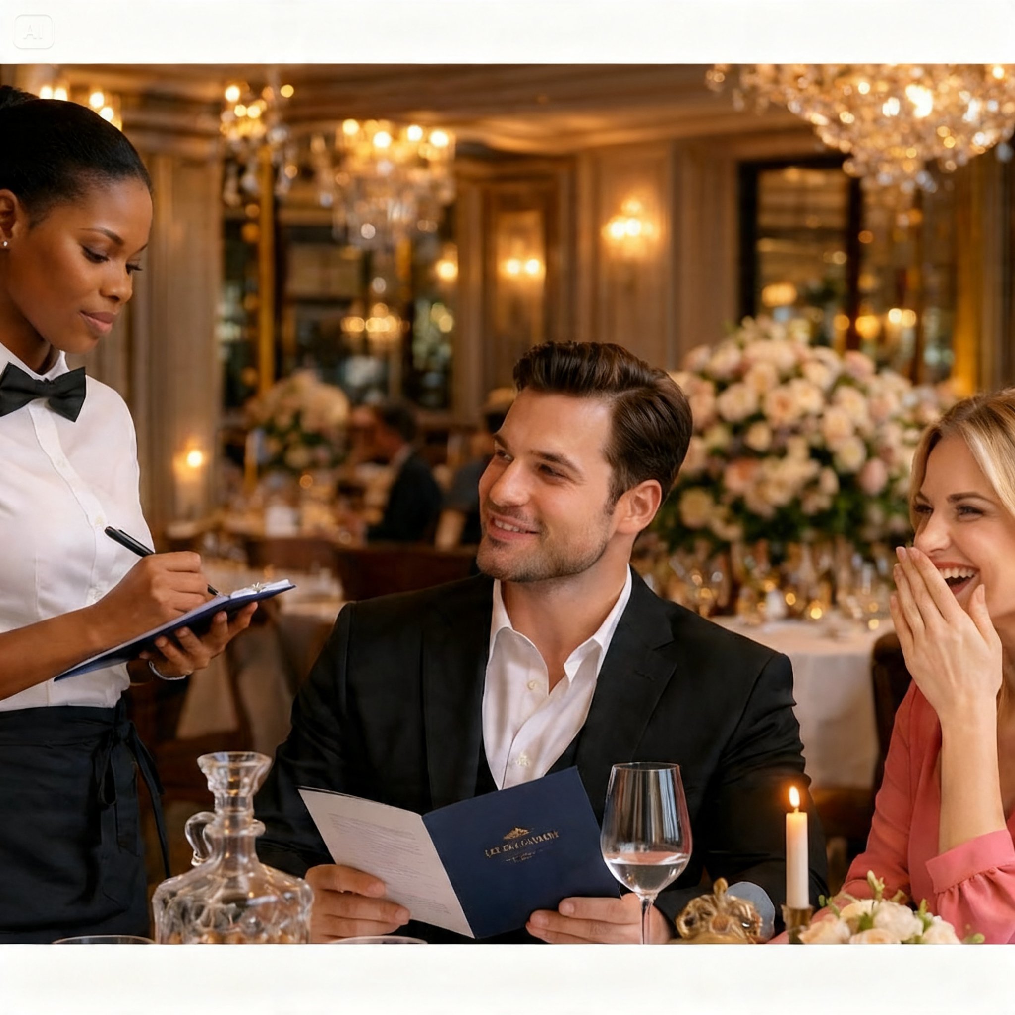 HE THOUGHT SPEAKING IN A FOREIGN LANGUAGE WOULD HUMILIATE THE BLACK WAITRESS IN SILENCE — THEN SHE ANSWERED HIM PERFECTLY AND DESTROYED HIS PRIDE ON THE SPOT