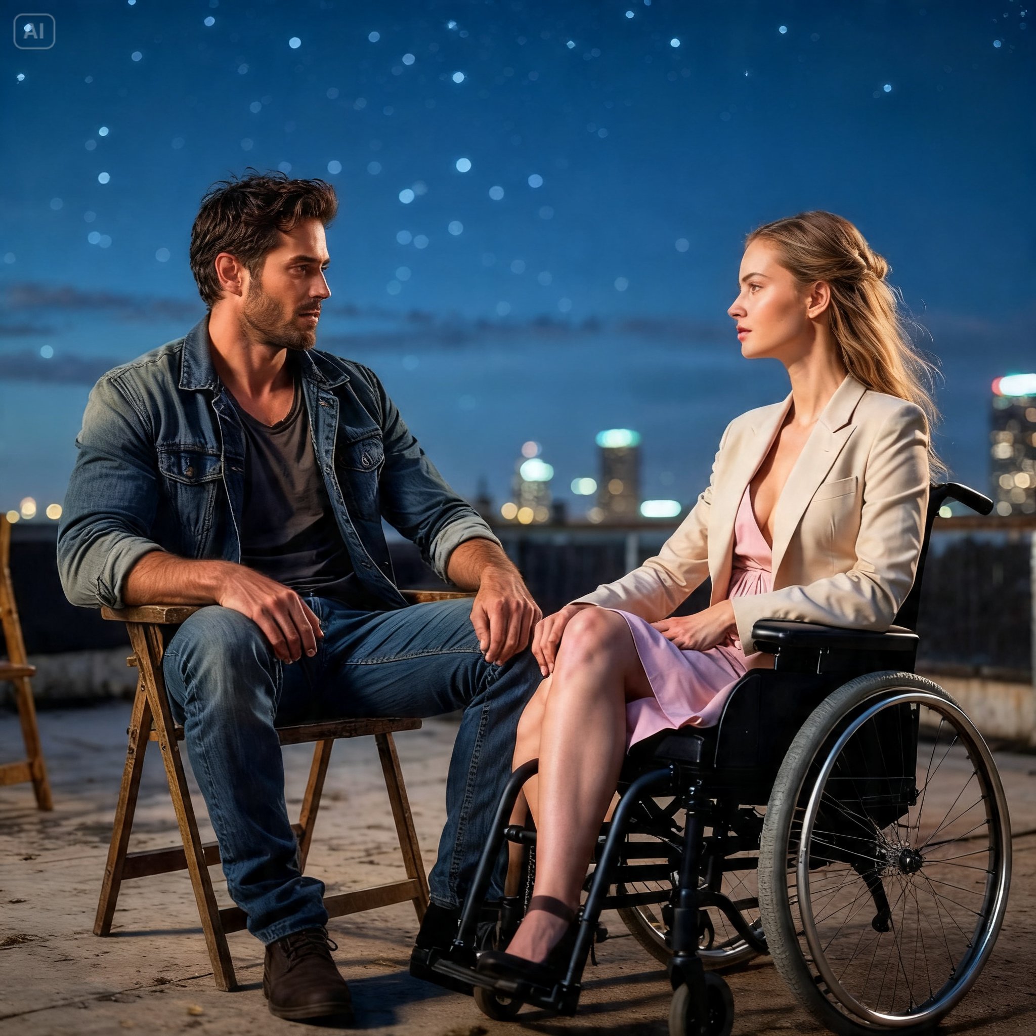 Blind Date Disaster? The Mechanic Walked In—The Paralyzed Female CEO Never Expected to Smile Again…