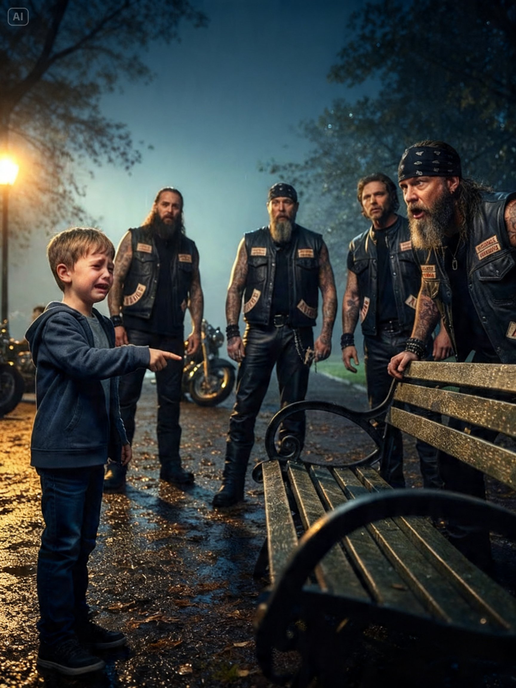 I SLEPT IN THE PARK EVERY TIME MY DAD GOT DRUNK – UNTIL THE BIKERS FOUND OUT WHY