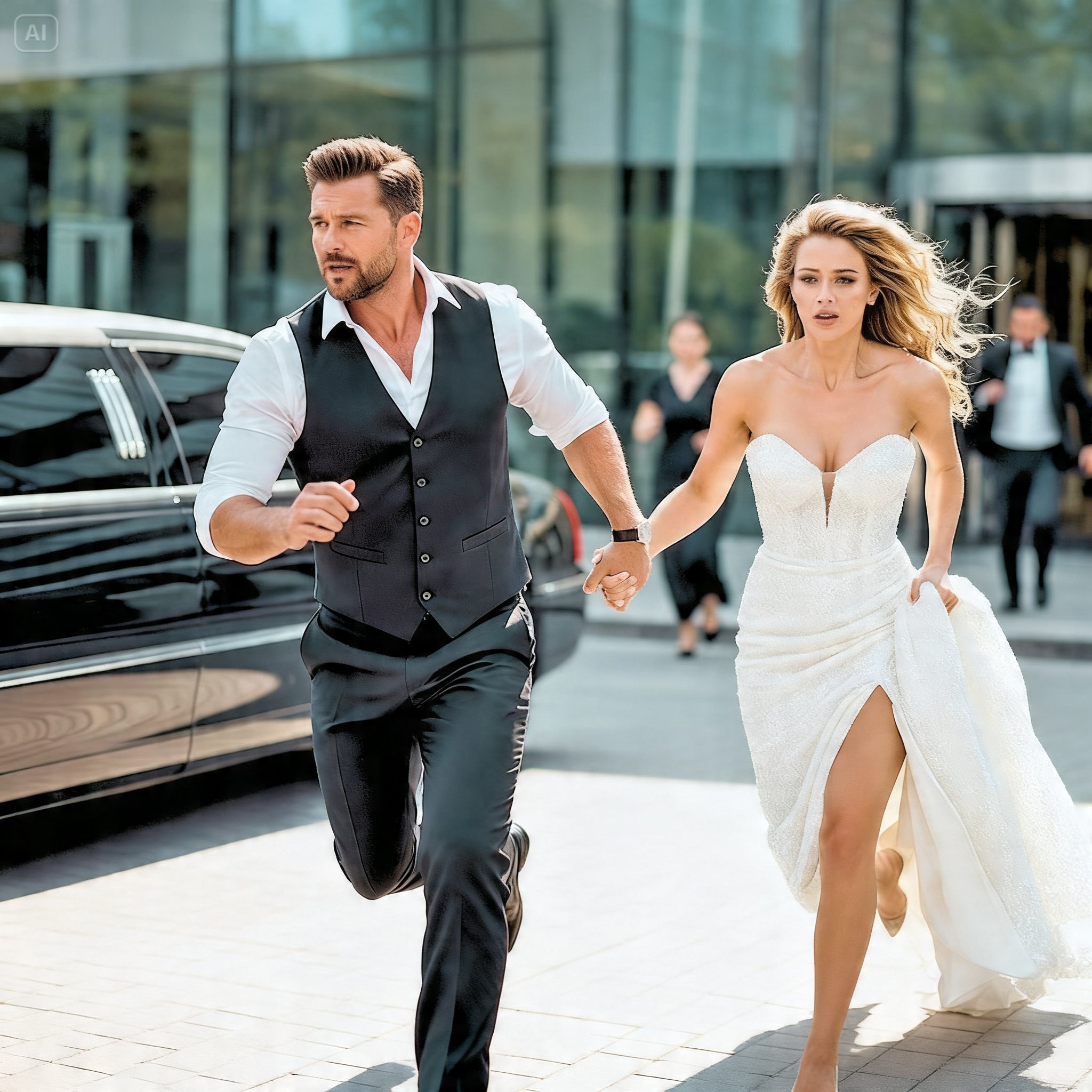 HE HELPED A SOBBING BRIDE RUN FROM HER OWN WEDDING — NEVER EXPECTING SHE WAS A BILLIONAIRE READY TO BURN HER OLD LIFE TO THE GROUND