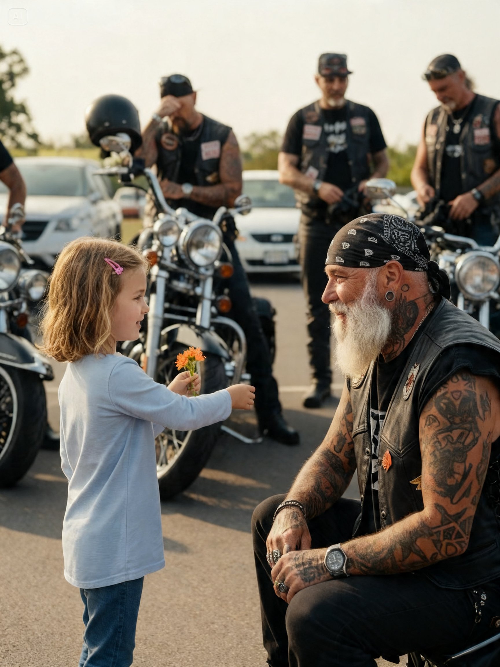 HE MADE HER PROMISE TO STAY SILENT – BUT SHE TOLD A BIKER AFTER SEEING WHAT HIS SON HAD DONE
