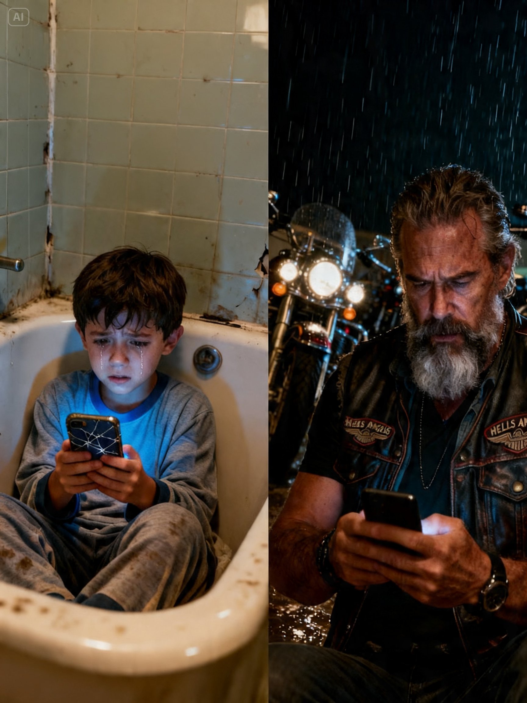 THE BOY TEXTED THE WRONG NUMBER WHILE HIS MUM LAY BROKEN – THE BIKER’S REPLY STOPPED A MONSTER