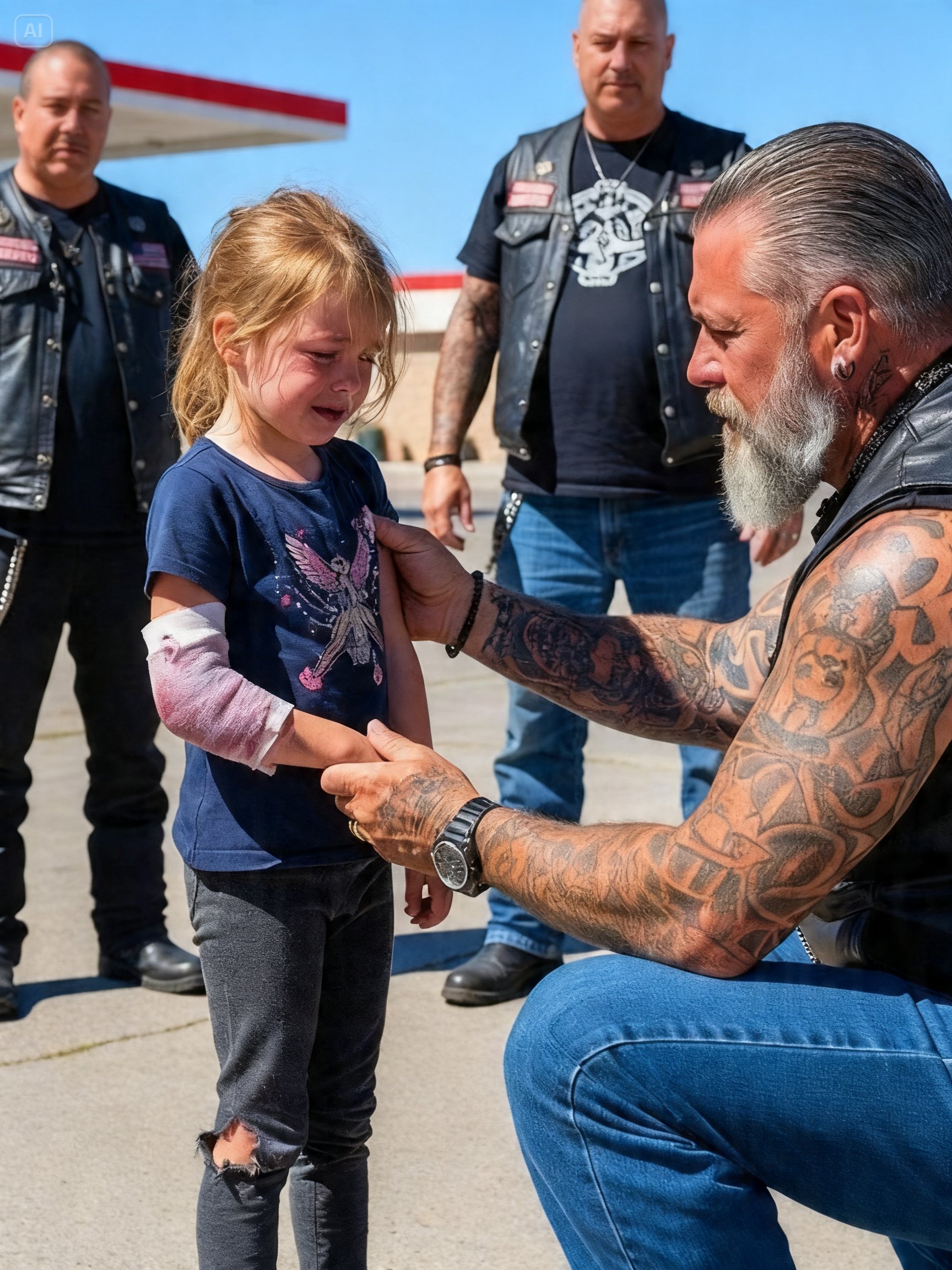 THEY HURT A LITTLE GIRL TO SCARE HER MOTHER – THEN THE HELLS ANGELS TURNED THE DESERT AGAINST THEM