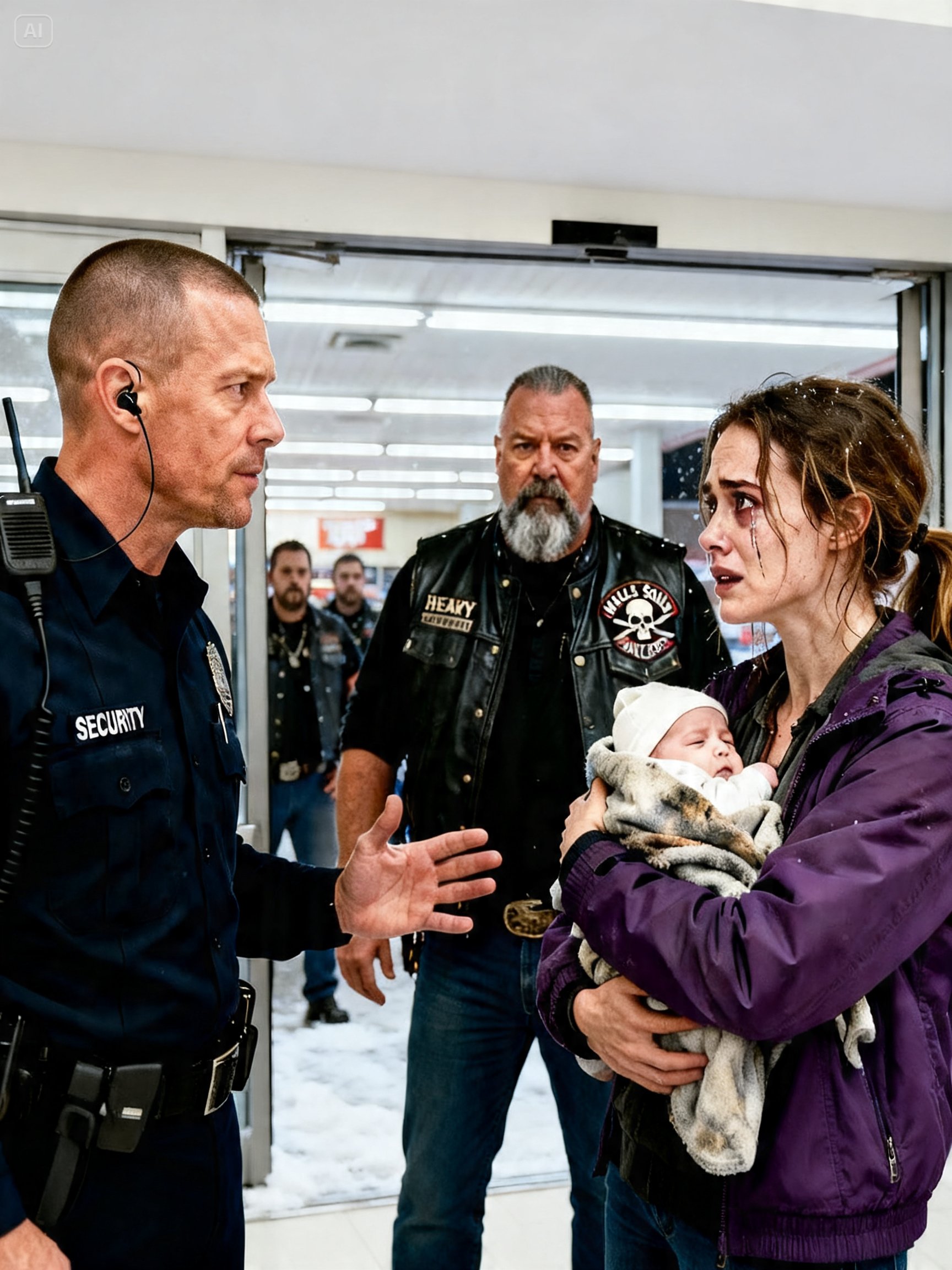 SHE THOUGHT SHE’D BE ARRESTED FOR STEALING BABY FORMULA – BUT 220 HELLS ANGELS HUNTED DOWN THE REAL MONSTER