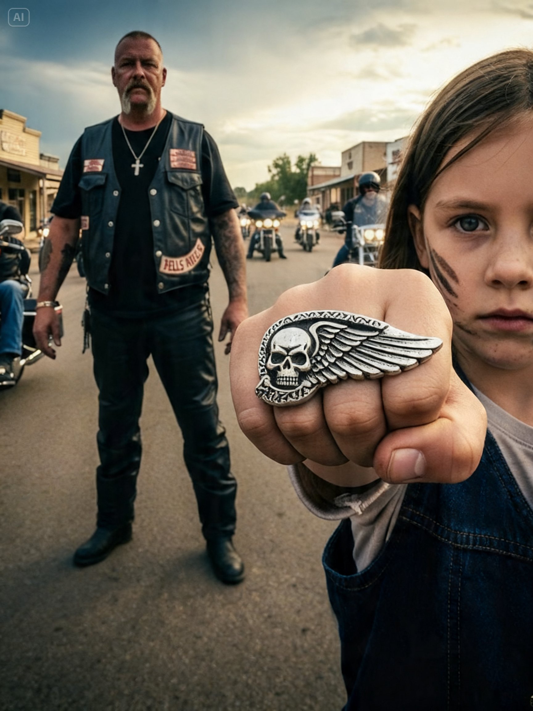 SHE FOUND A LOST BIKER’S RING – THE NEXT DAY THE HELLS ANGELS SEALED OFF HER TOWN