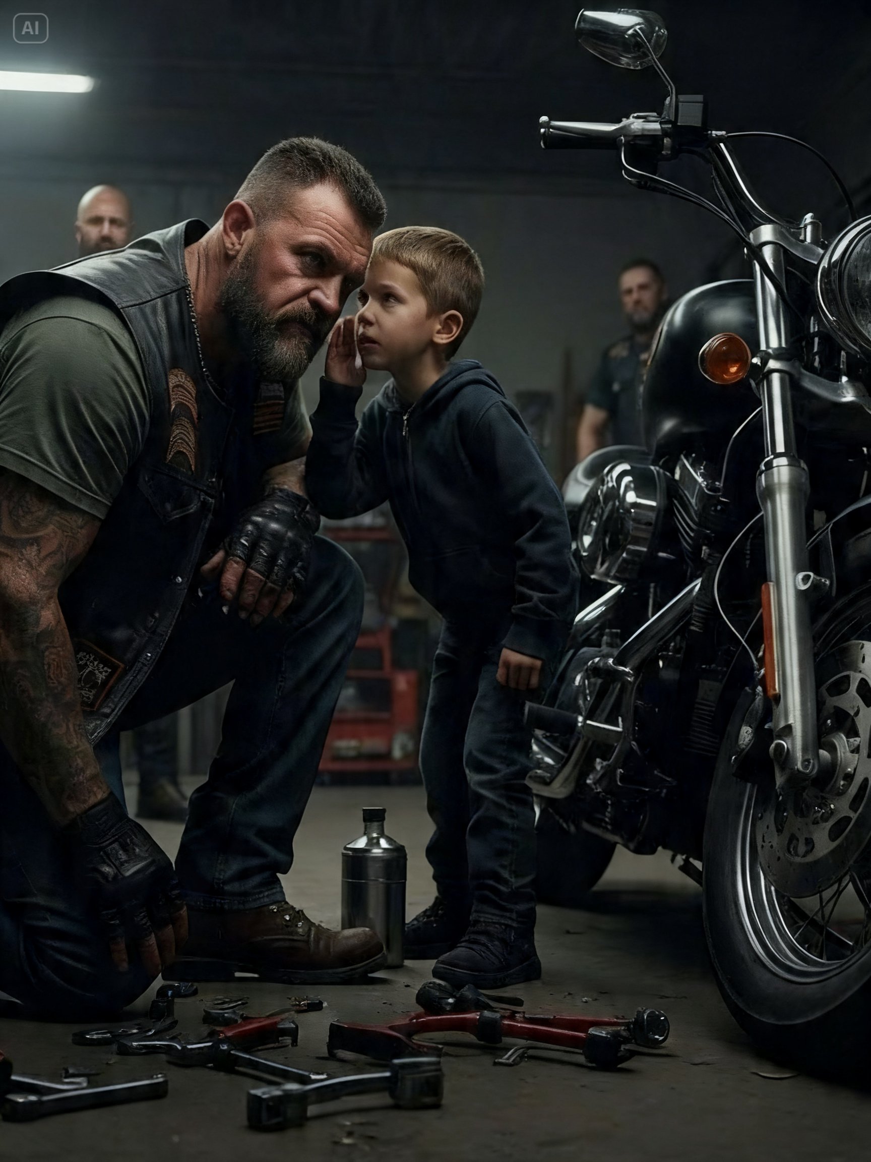 THE BOY WHISPERED, “THEY’RE IN THE TRASH” – THE HELL’S ANGELS FOUND THE EVIDENCE THAT DESTROYED HIS FATHER