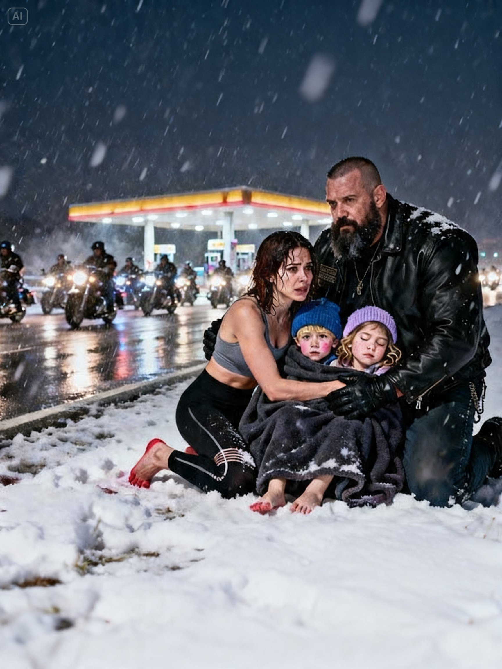 I GAVE MY KIDS MY CLOTHES IN A KILLER BLIZZARD – HOURS LATER 500 HELLS ANGELS HUNTED THE MAN WHO TRIED TO FREEZE US TO DEATH
