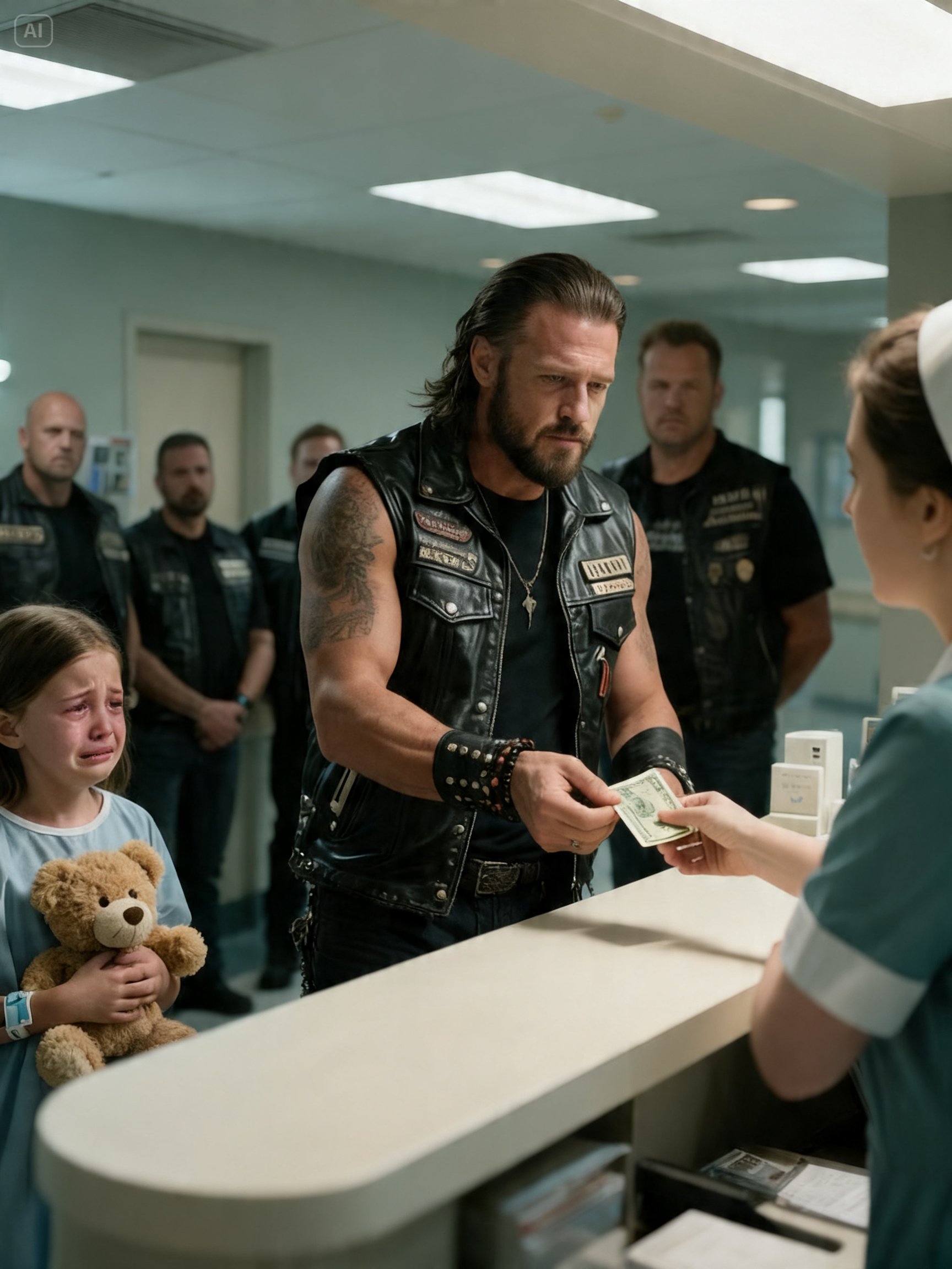 SHE ABANDONED HER STEPDAUGHTER OVER A $47,000 BILL – THEN THE BIKER PAID IT ALL