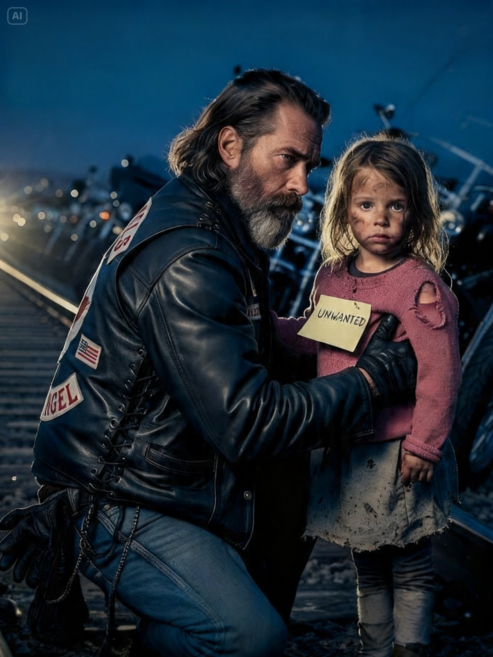 HER OWN FATHER LEFT HER TO DIE WITH AN “UNWANTED” NOTE – THEN HELLs ANGELS GAVE HER A NEW LIFE