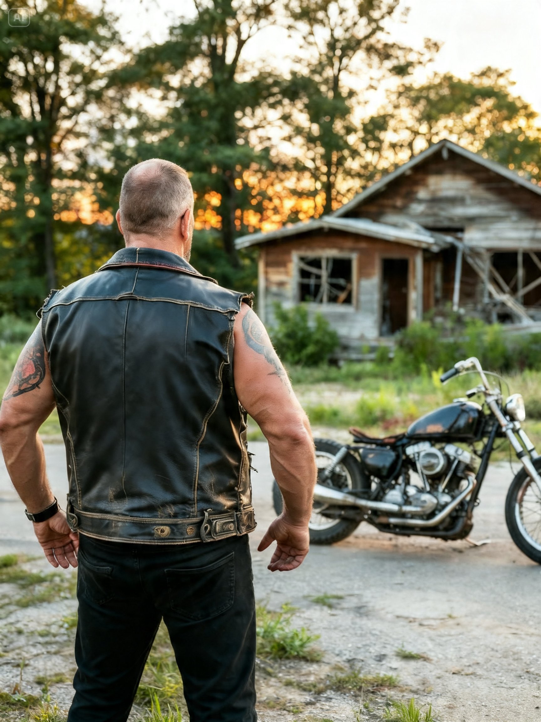 HELL’S ANGEL RETURNED AFTER 20 YEARS ON THE ROAD – WHAT HE FOUND IN HIS CHILDHOOD CABIN SHOCKED HIM