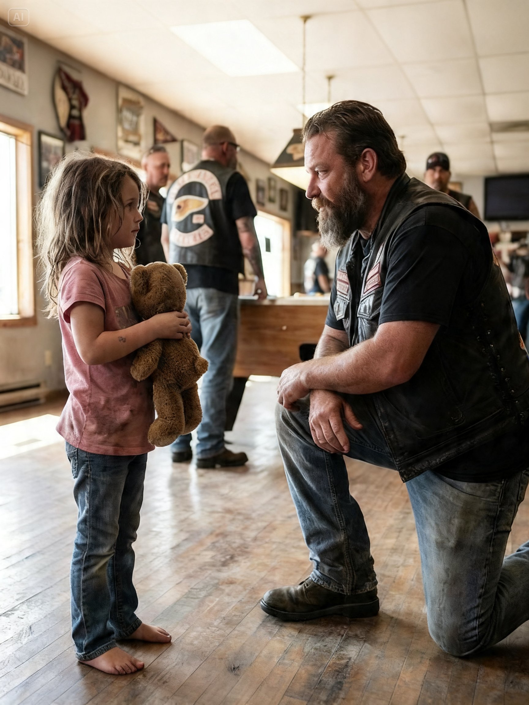A LITTLE GIRL KNOCKED ON A HELLS ANGEL’S DOOR AND BEGGED HIM TO MARRY HER MOM – WHAT HE DISCOVERED NEXT SHOCKED MILLIONS