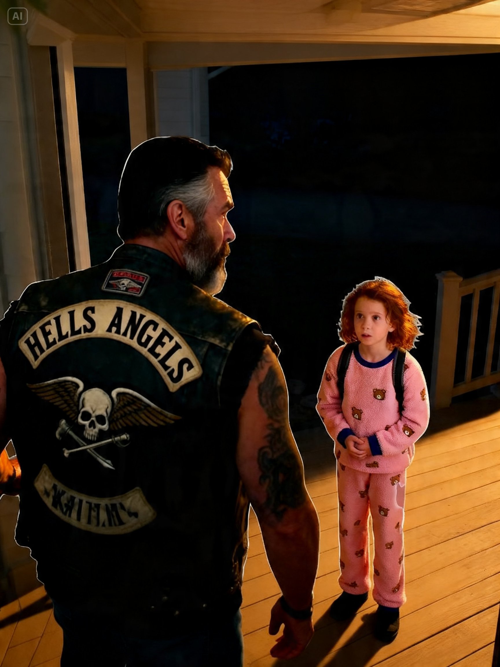 AT 2AM, A LITTLE GIRL TEXTED ME “HE HURT MOM” – WHAT I FOUND MADE 147 HELLS ANGELS SHOW UP