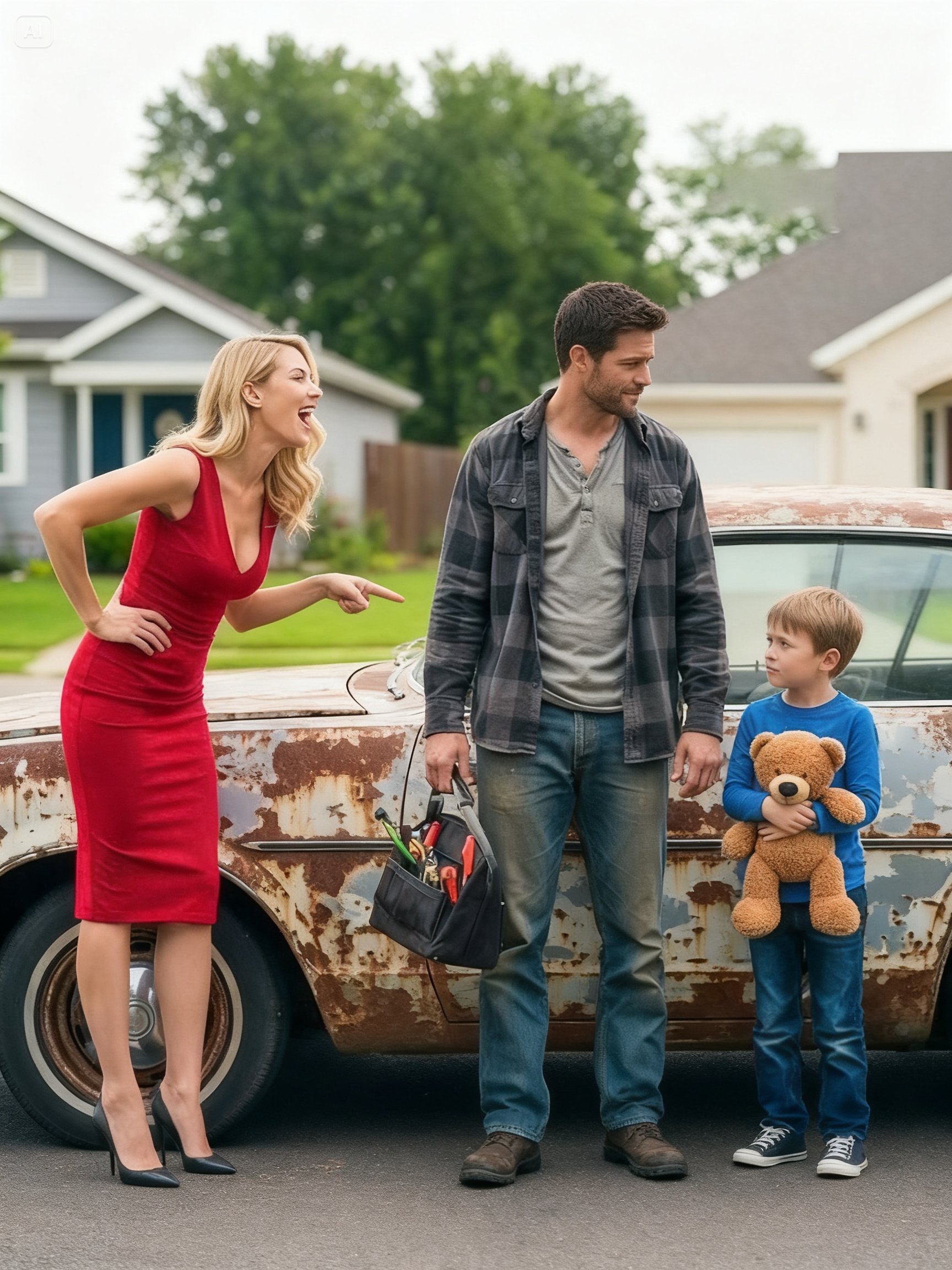 SHE MOCKED A SINGLE DAD FOR BUYING A $100 WRECK – 5 DAYS LATER A RACING LEGEND PAID $5 MILLION FOR IT