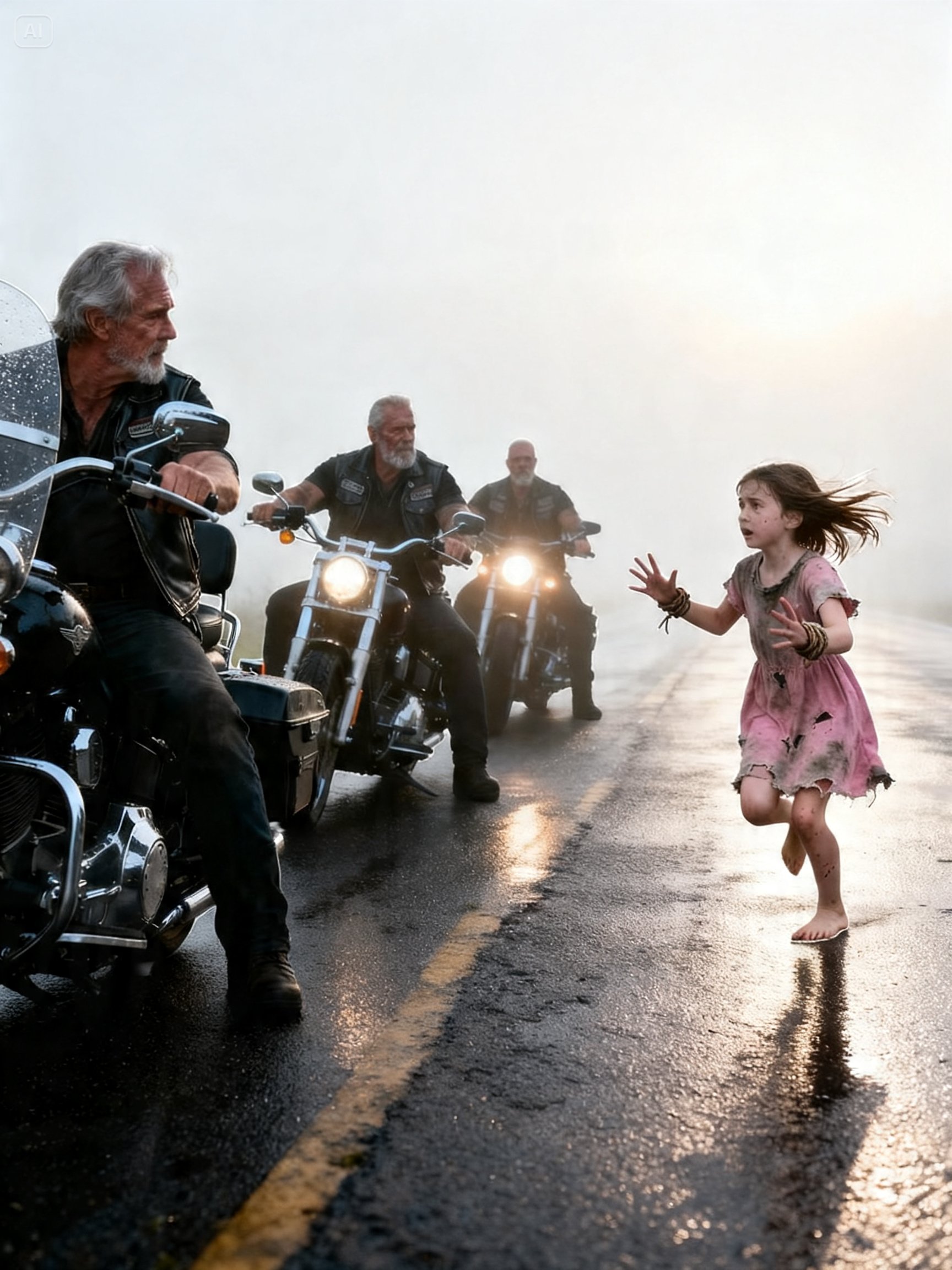 “THEY HUNG MY MOM ON A TREE” – THE LITTLE GIRL’S WORDS MADE A BIKER STOP COLD