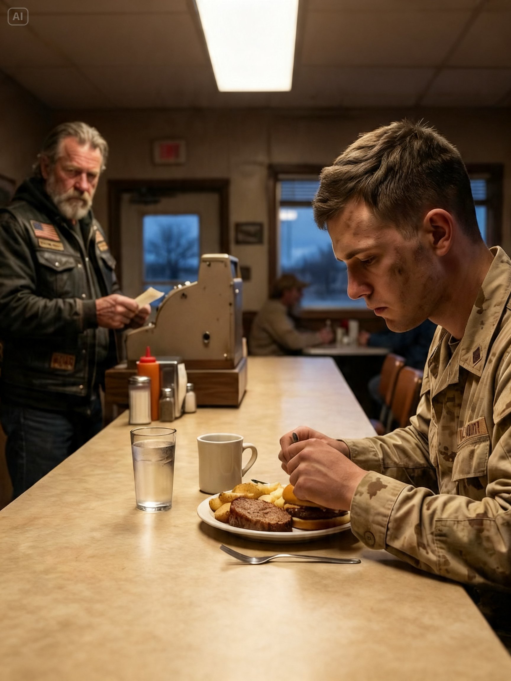 MY FATHER KEPT A DINER RECEIPT UNTIL HE DIED – 15 YEARS LATER, I FOUND THE BIKER AND LEARNED WHY