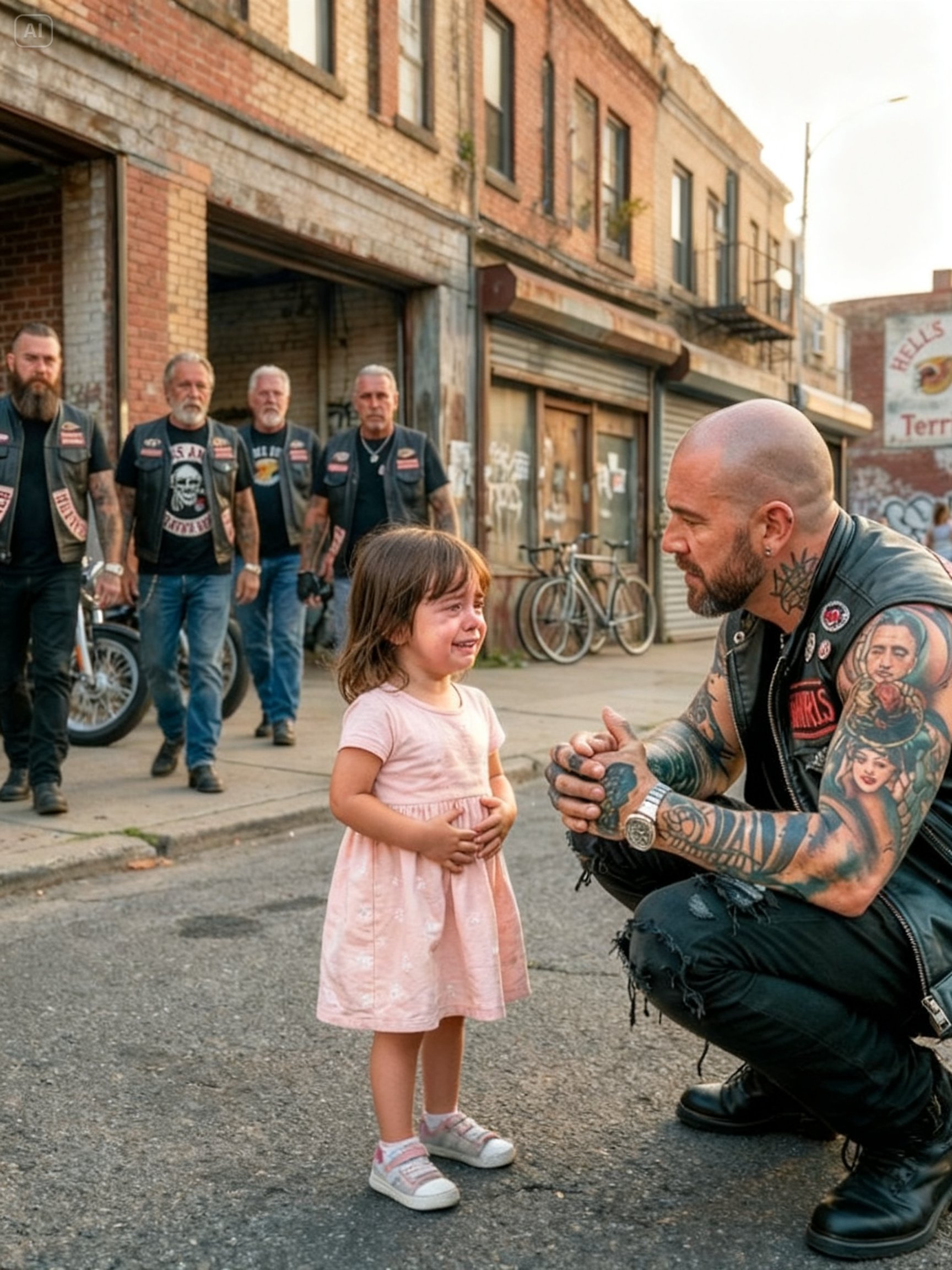 A LITTLE GIRL CRIED “I’M STARVING” – THE HELLS ANGEL WHO HEARD HER FOUND SOMETHING HORRIFIC