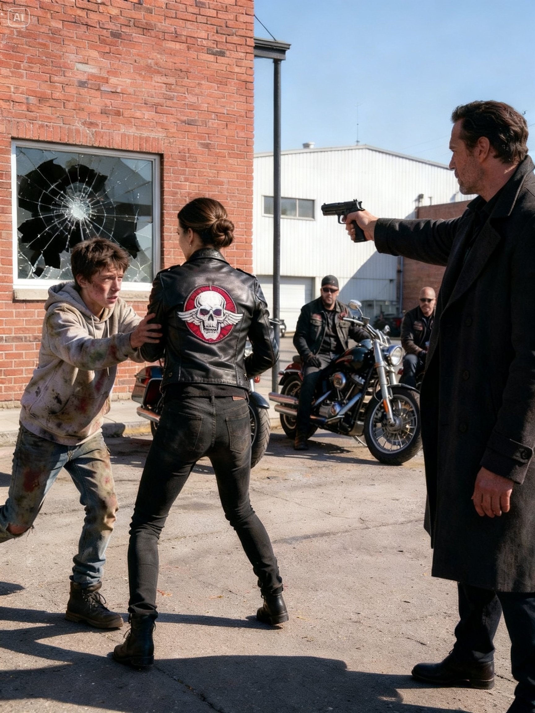 A HOMELESS TEEN SAVED A HELL’S ANGELS PRESIDENT’S WIFE FROM AN ASSASSIN – 800 BIKERS SHOCKED THE TOWN WITH WHAT THEY DID NEXT