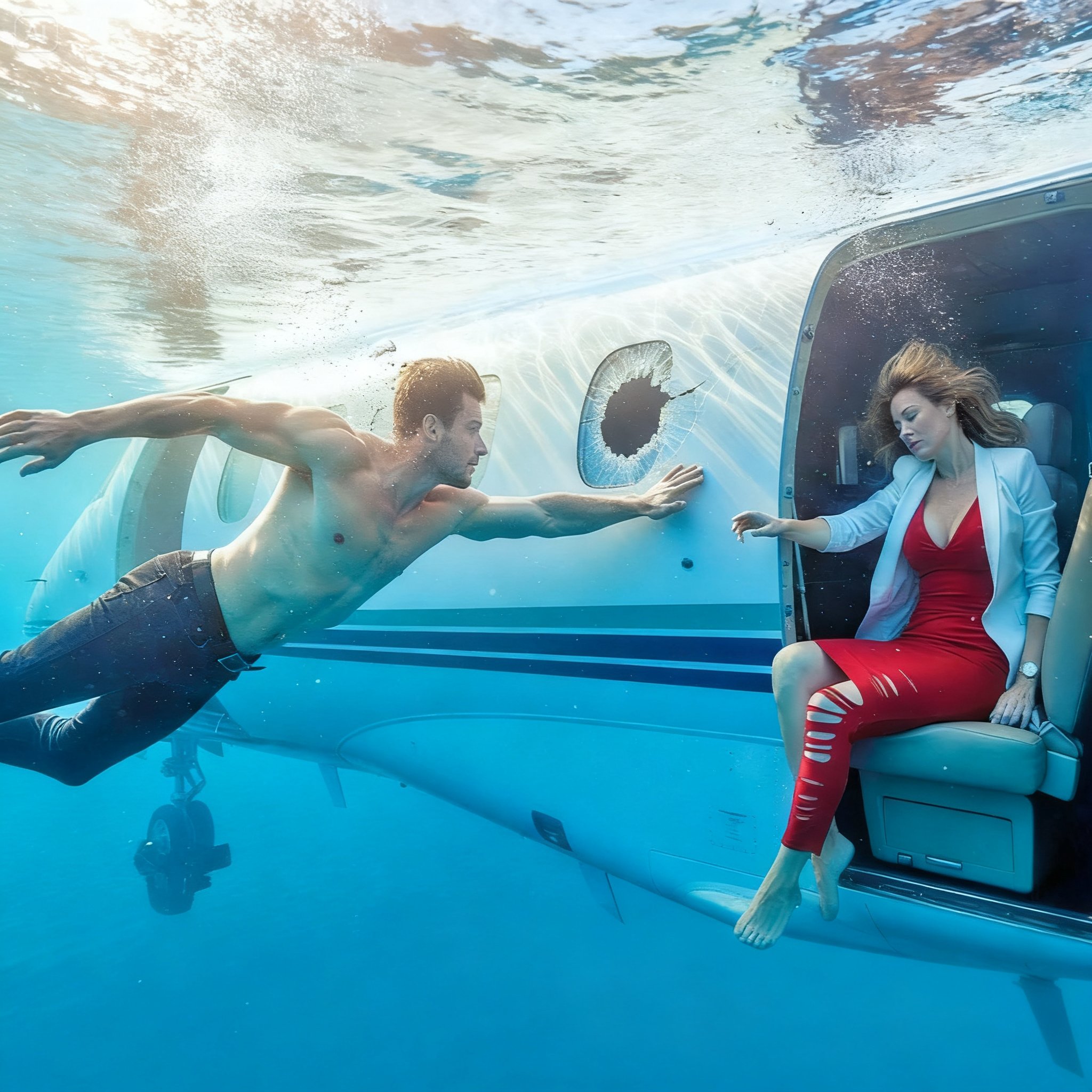 Single Dad Pulled a Billionaire CEO From a Sinking Jet — Next Morning, Three Cadillacs Arrived