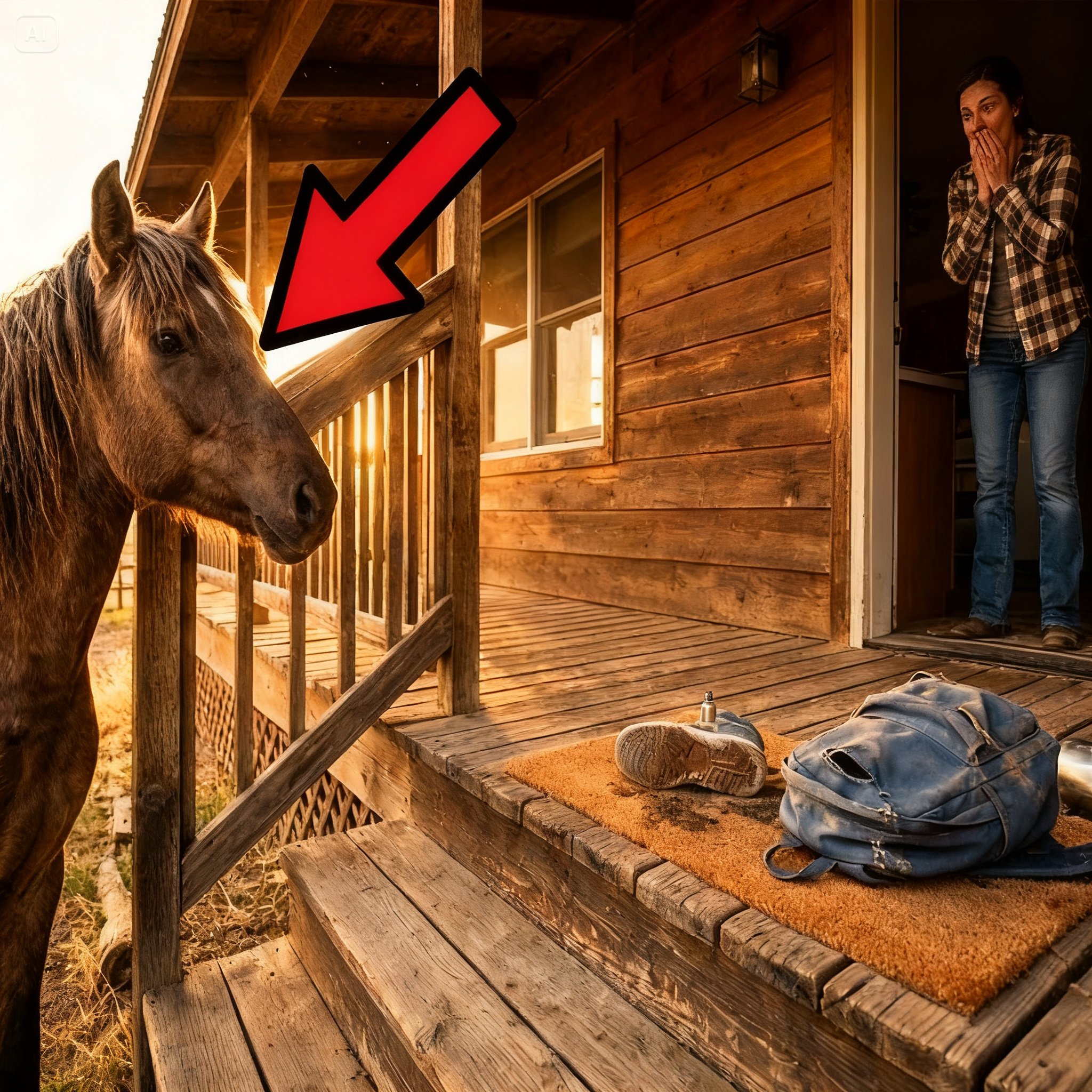 Wild Mustang Kept Bringing Strange Items to Rancher’s Porch—The Last Item Revealed a Shocking Secret