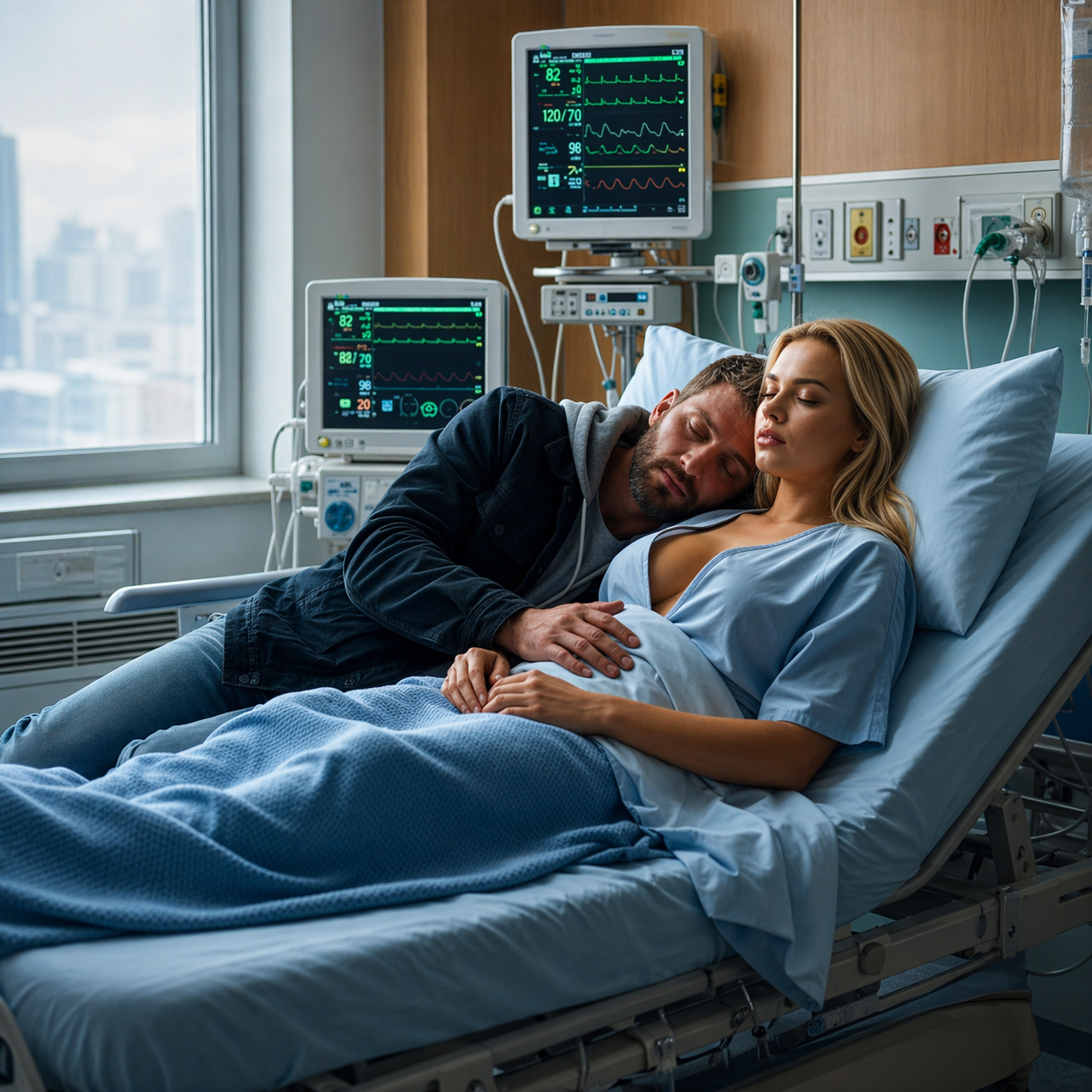 All Doctors Gave Up Billionaire Declared DEAD—Until Poor Single Dad Slept Beside Her Overnight