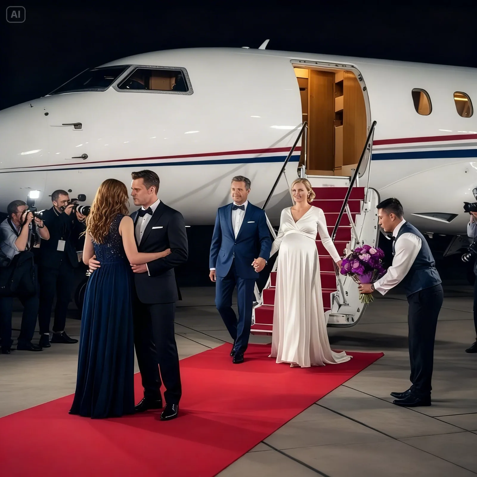 His Mistress Owned the Red Carpet for 30 Seconds – Then His Pregnant Ex-Wife Stepped Off a Billionaire’s Jet and Destroyed His World