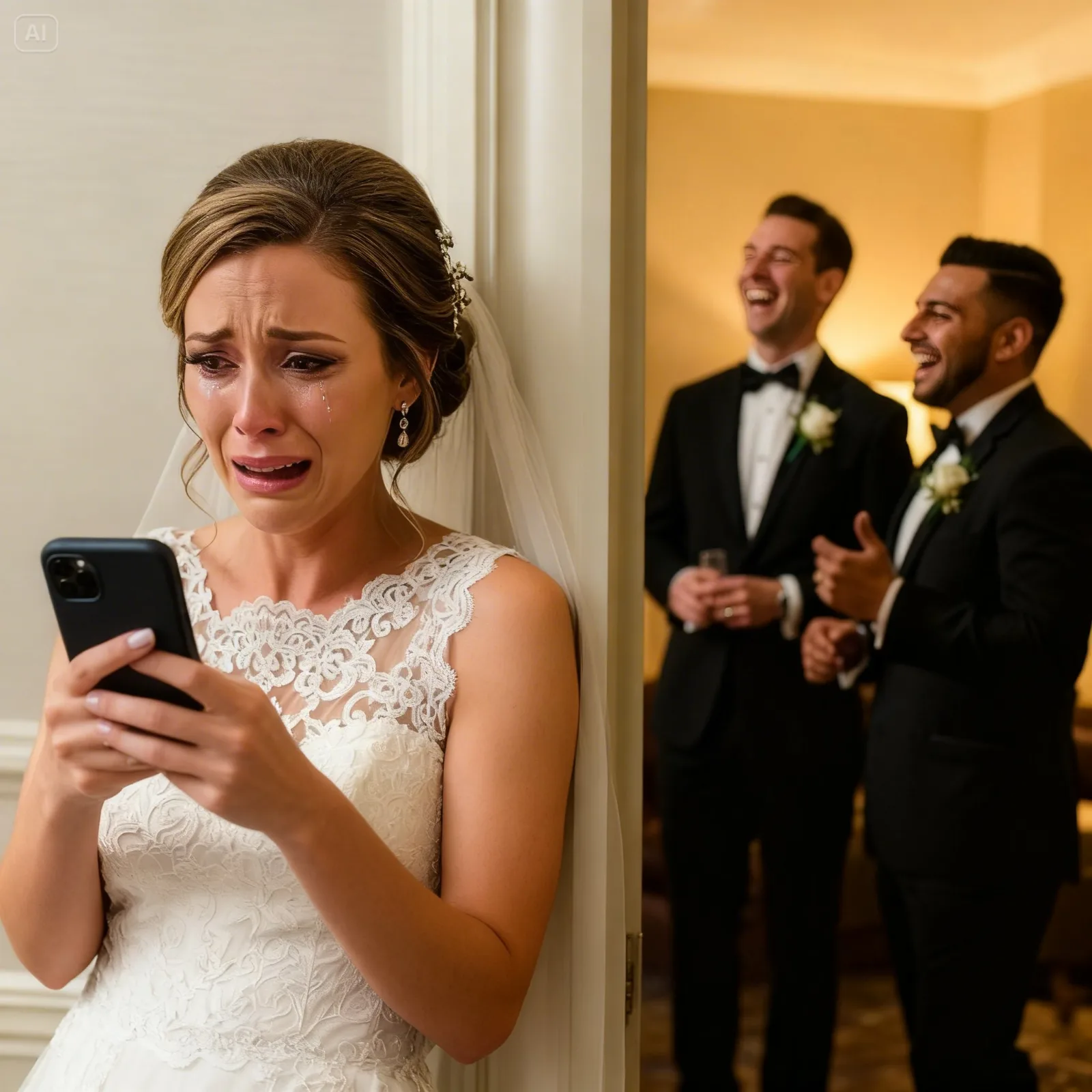 She Heard Her Groom Sell Her for Millions 1 Hour Before the Wedding – So She Let Him Say I Do Before She Ruined Him