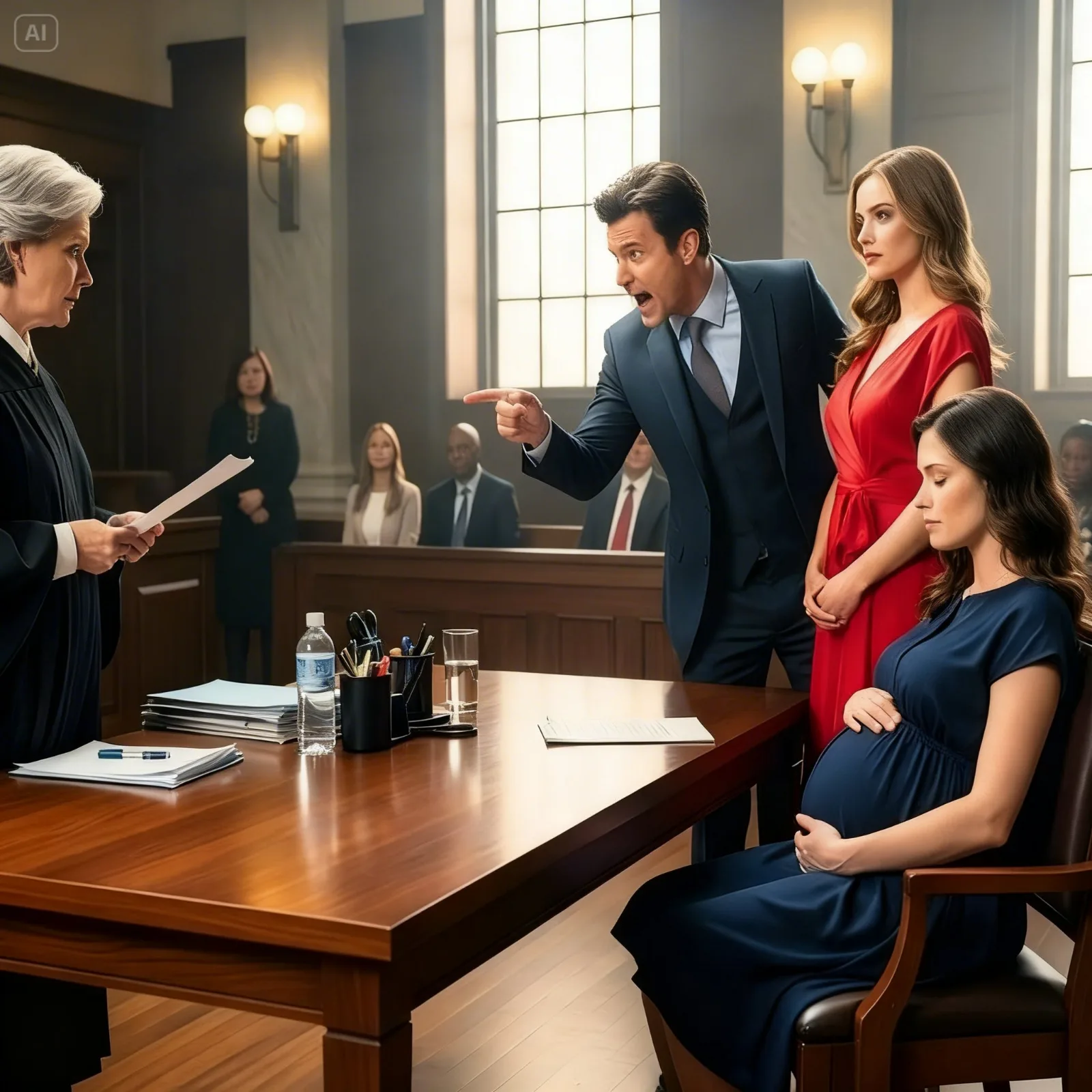 Pregnant Wife Stayed Silent as He Took Everything – Then the Court Learned She Was the $300 Million Heiress Behind His Empire