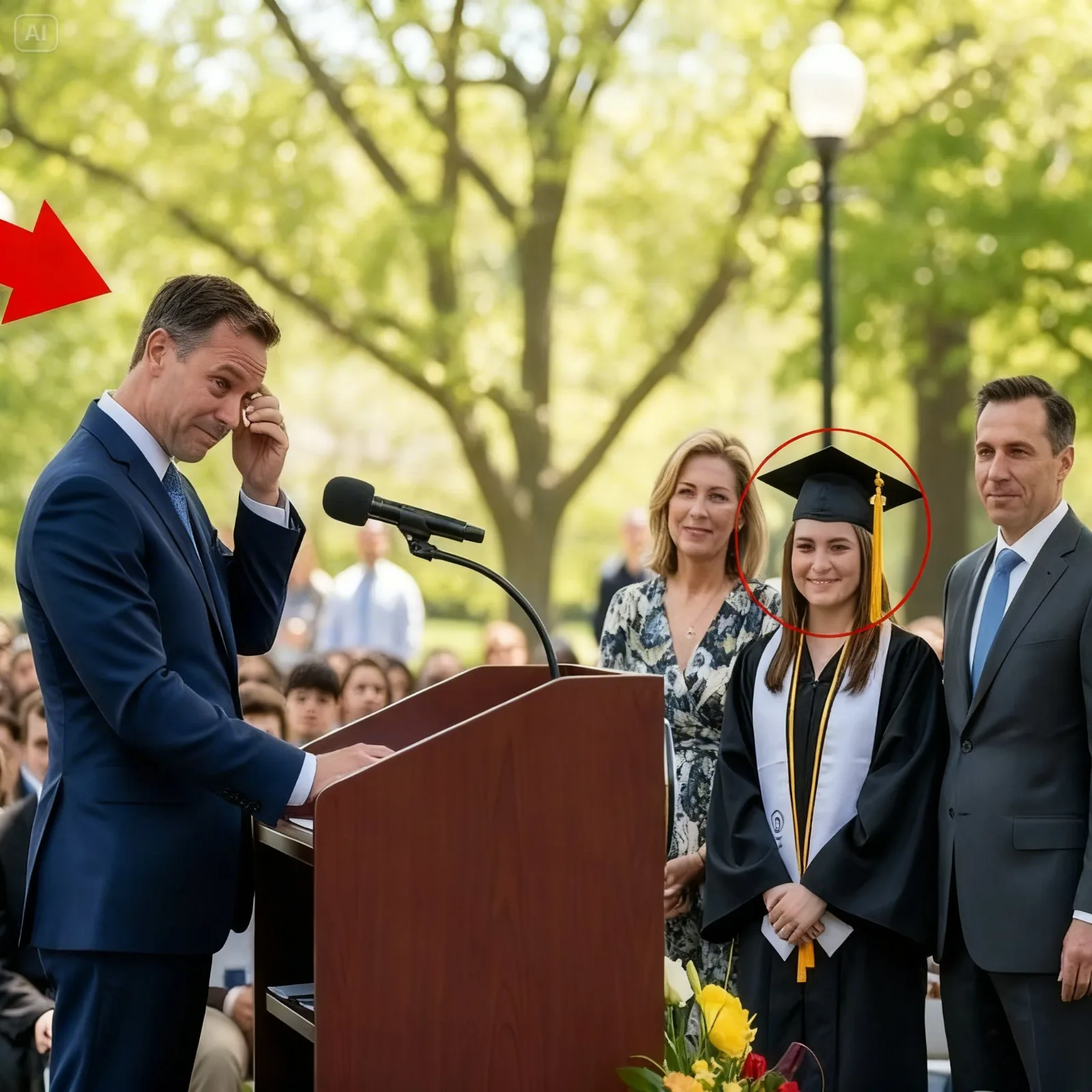 Millionaire Freezes at Graduation When the Ex He Threw Away Walks In With a Billionaire – And a Daughter With His Face