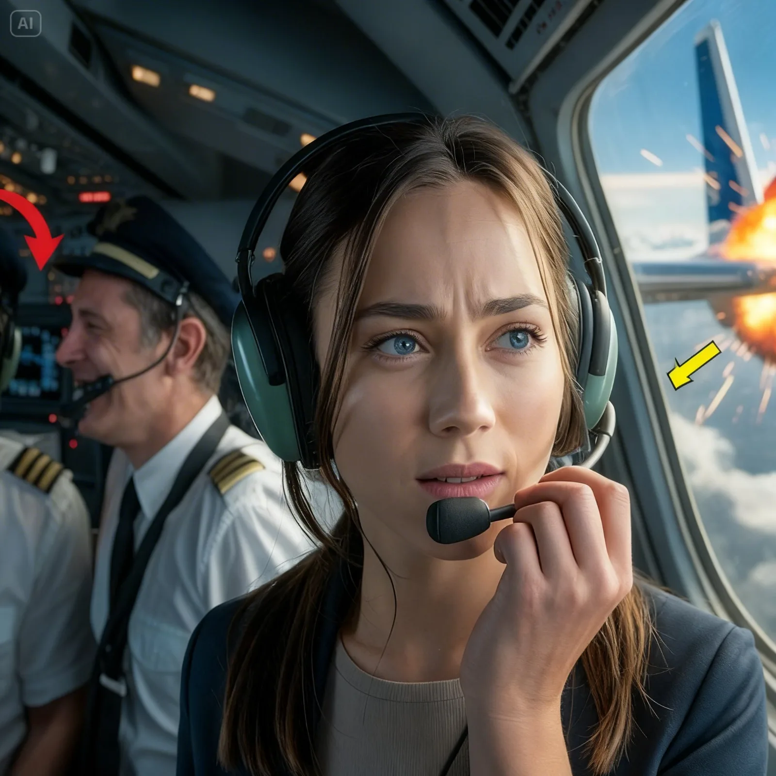 Pilots Laughed When She Said “I’m Falcon” — Until the Engine Exploded and Her Voice Crackled