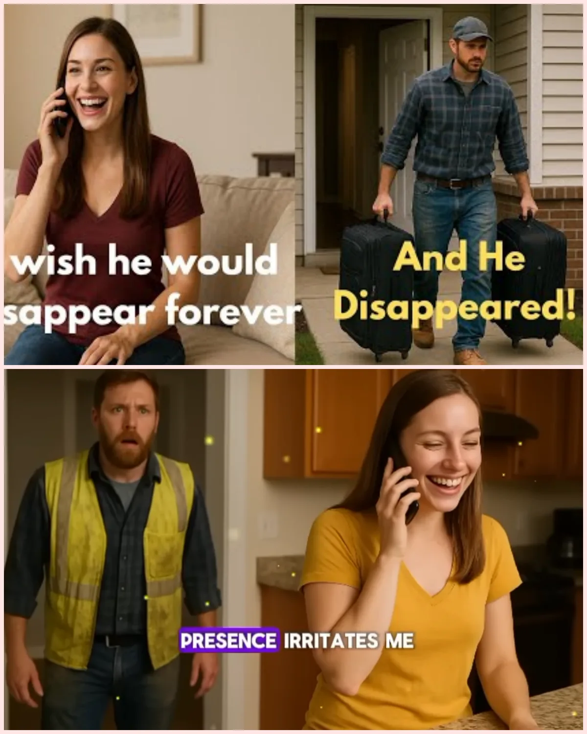 His Wife Said: ‘His Presence Irritates Me, I Wish He Disappear Forever’ —And He Disappeared. What He Left Behind Makes Her Scream.