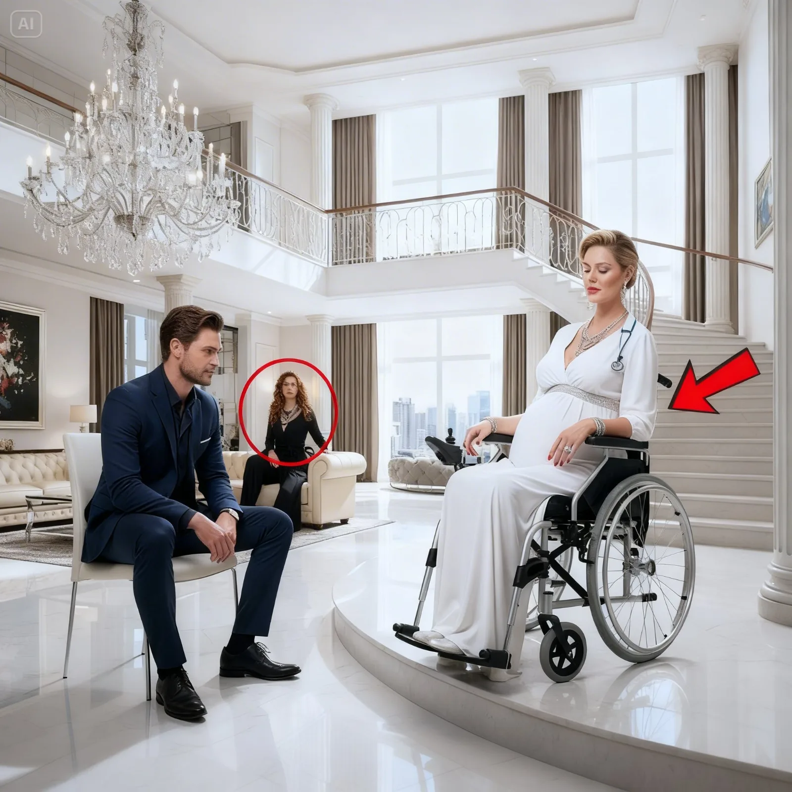 He Pushed His Pregnant Wife Down the Stairs for His Mistress – Then She Rolled Into Court With the Footage That Ended Him