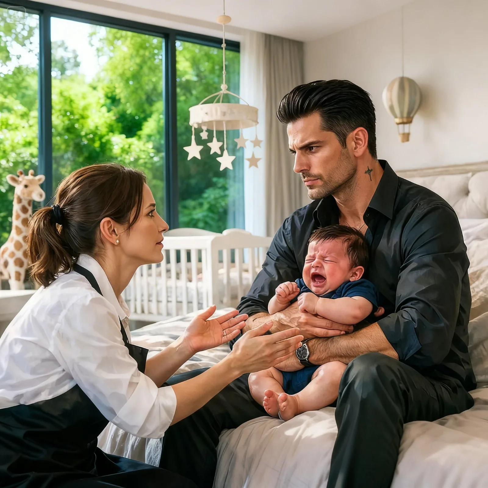 After His Wife Died, the Mafia Boss Couldn’t Feed His Son – Then the New Maid Whispered, “Need Me?”