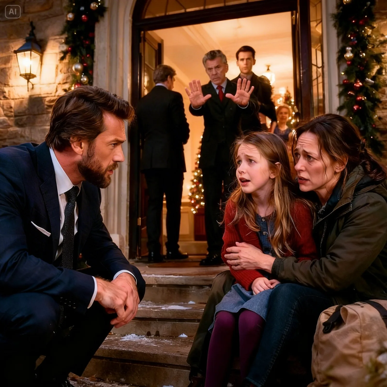 “They Threw Her Daughter Into the Snow and Told Them Never to Come Back – Then the Man Across the Street Changed Everything”