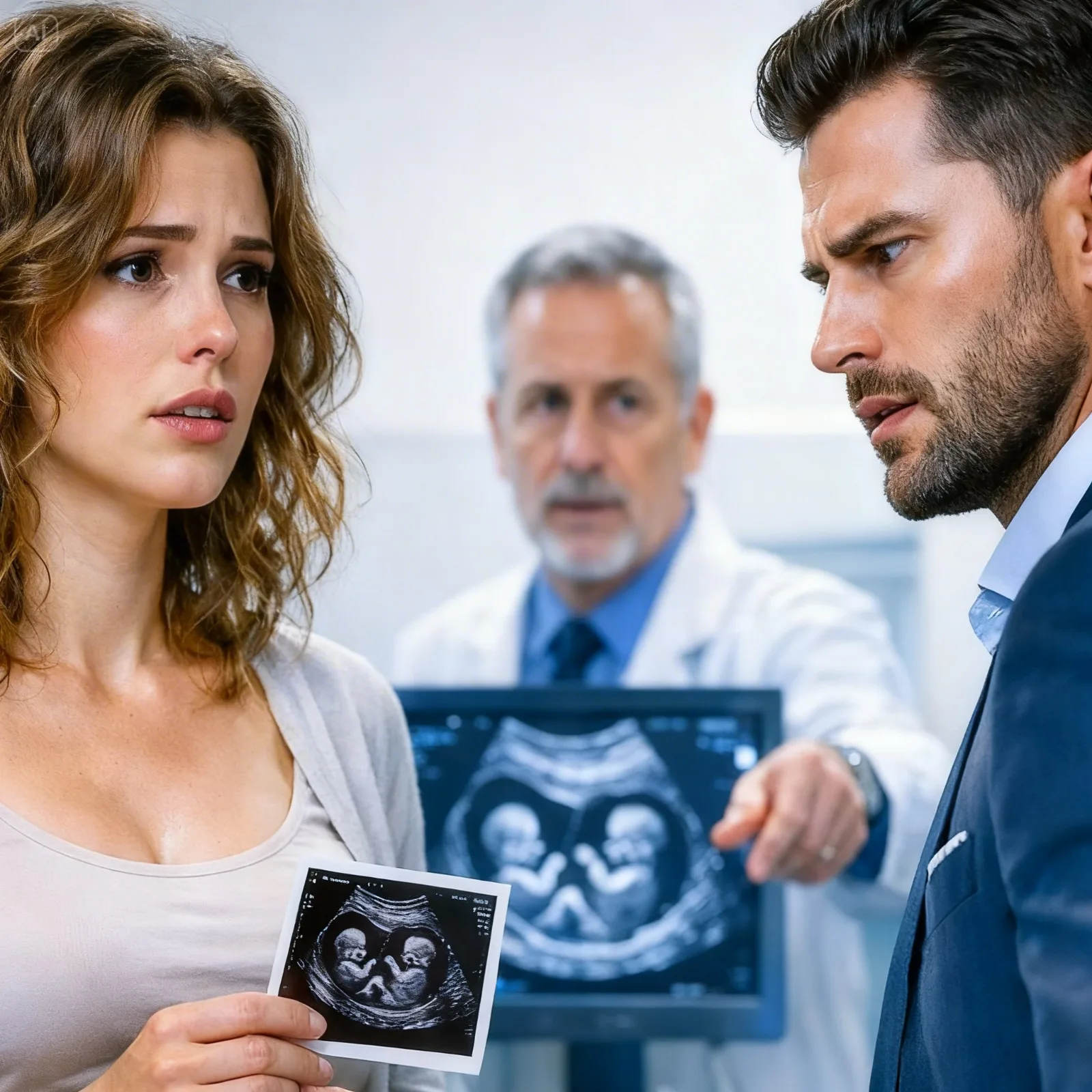 The Doctor Claimed the Billionaire’s Pregnant Twins Weren’t His – Then the Husband Exposed Everyone