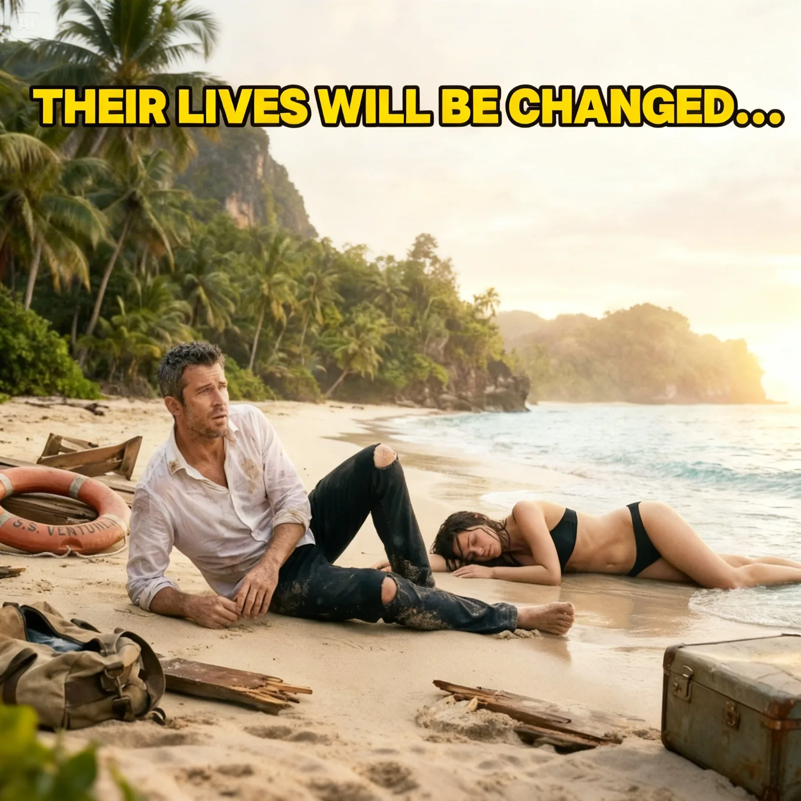 A Single Dad and the CEO Who Nearly Broke Him Were Stranded on One Island – The Storm Changed Both Their Lives Forever