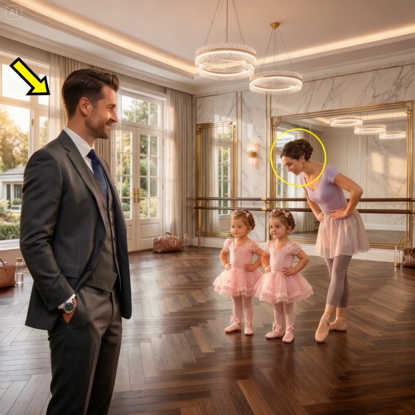 He Left Work Early and Found His Twin Daughters Secretly Dancing – Then He Learned the Maid Had Been Paying for It All