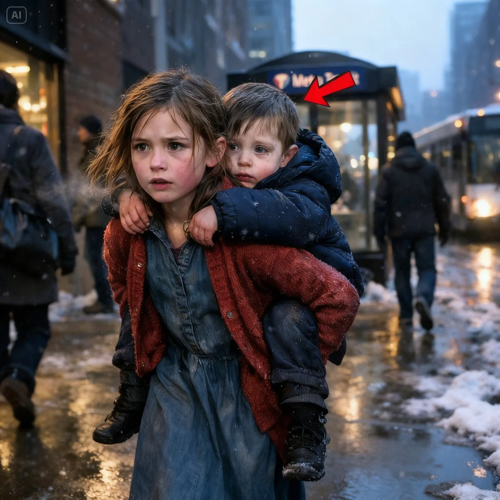 She Gave Her Only Hoodie to a Freezing Little Boy Everyone Else Ignored – Then His Millionaire Father Showed Up and Got Down on His Knees