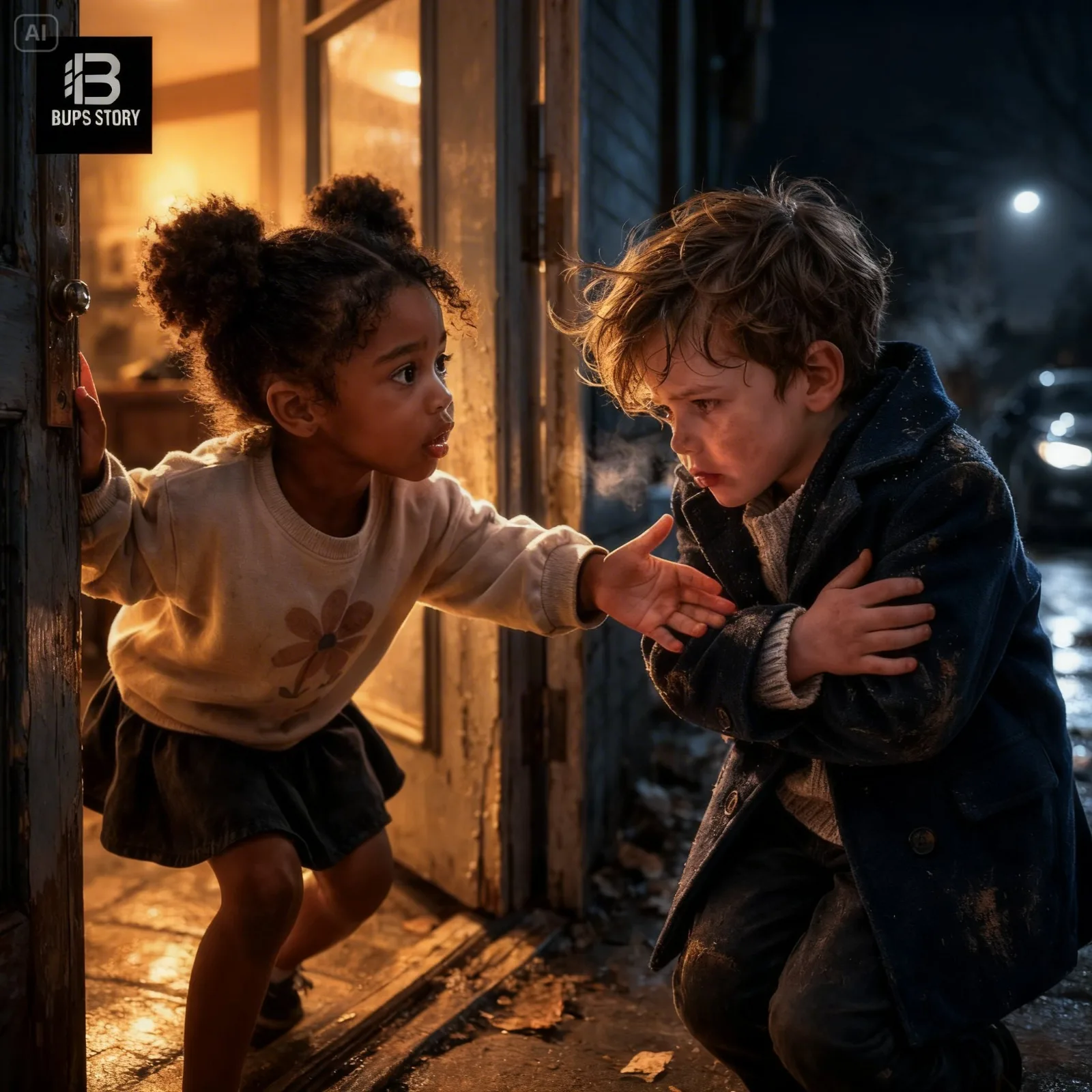 A Hungry Lost Boy Knocked on Her Door in the Dark – By Morning, Black SUVs Filled the Street and His Billionaire Father Was Standing There