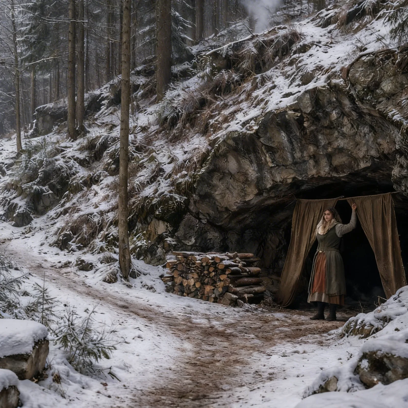 They Pitied the Widow for Moving Her Children Into a Cave – Until the Coldest Winter in 45 Years Exposed What She Built Inside