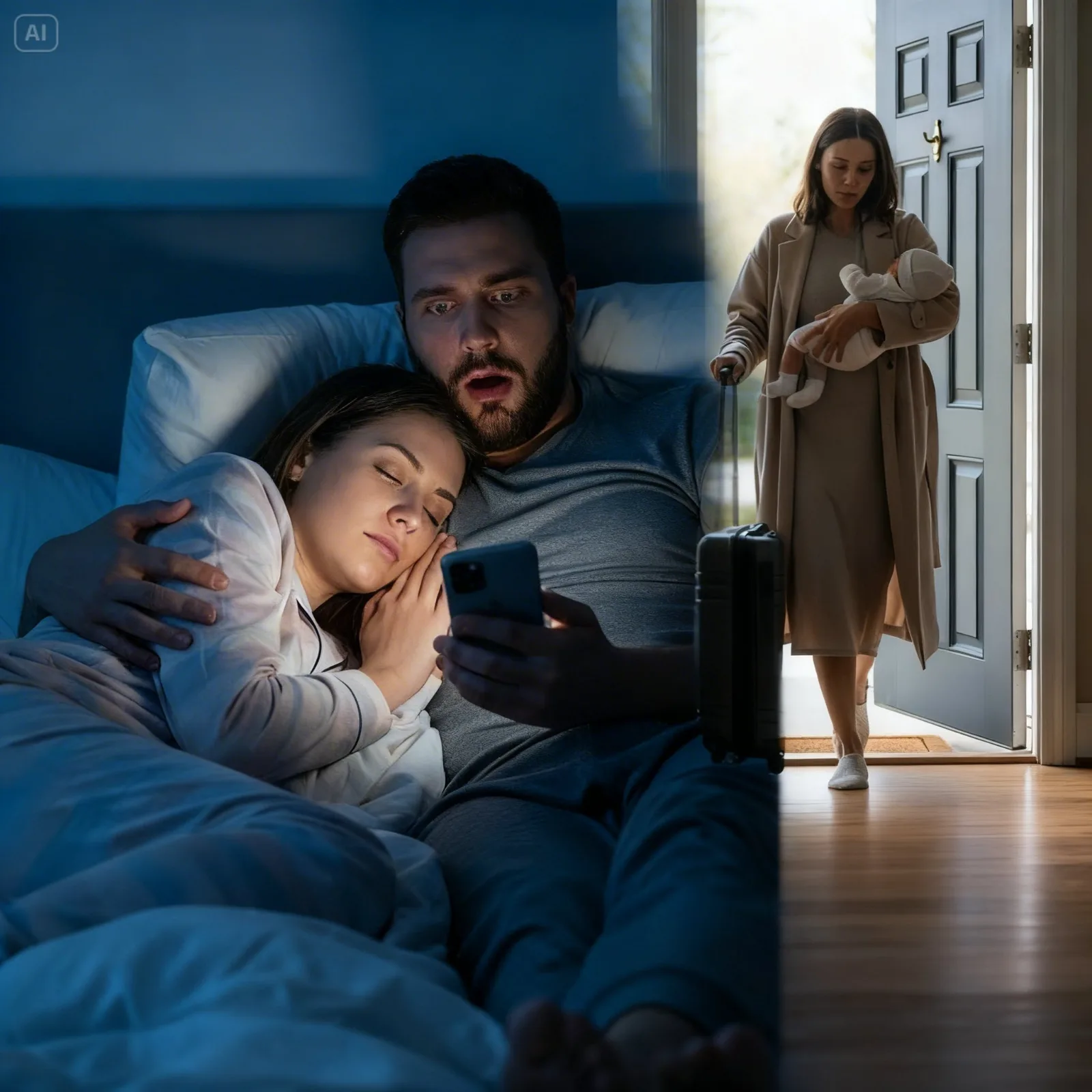 After He Spent Christmas With Mistress โ He Realized His Wife Had Vanished With Their Twins