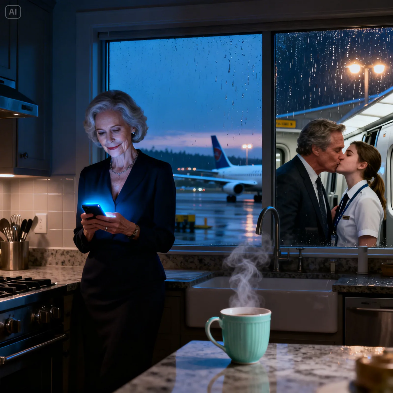 He Sent His Wife a Plane Selfie With His Young Assistant and Wrote, “I’m Leaving You With Nothing” – He Had No Idea What She’d Done 15 Minutes Earlier